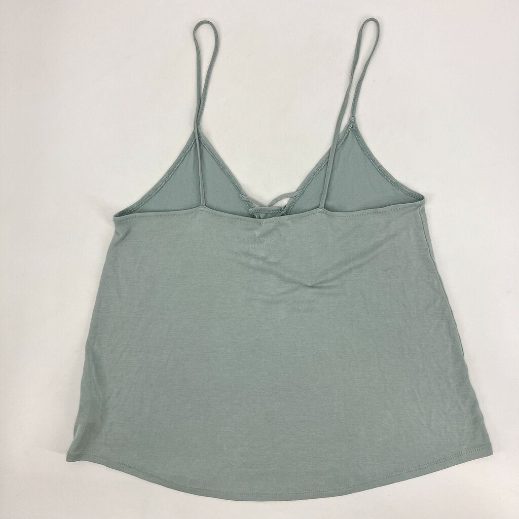 Sueded Lace Up Tank
