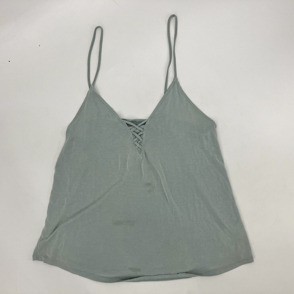 Sueded Lace Up Tank