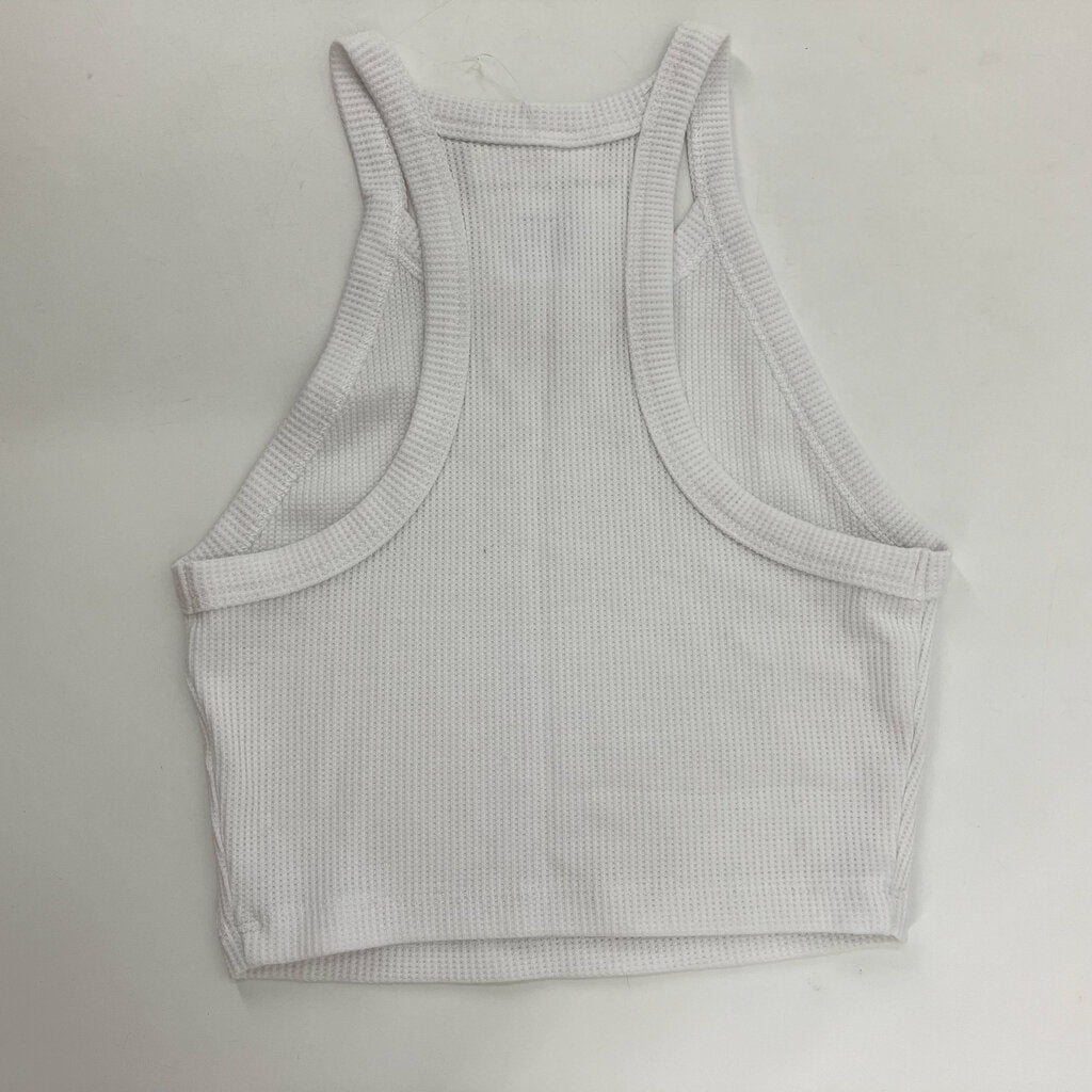 Waffleknit Crop Tank