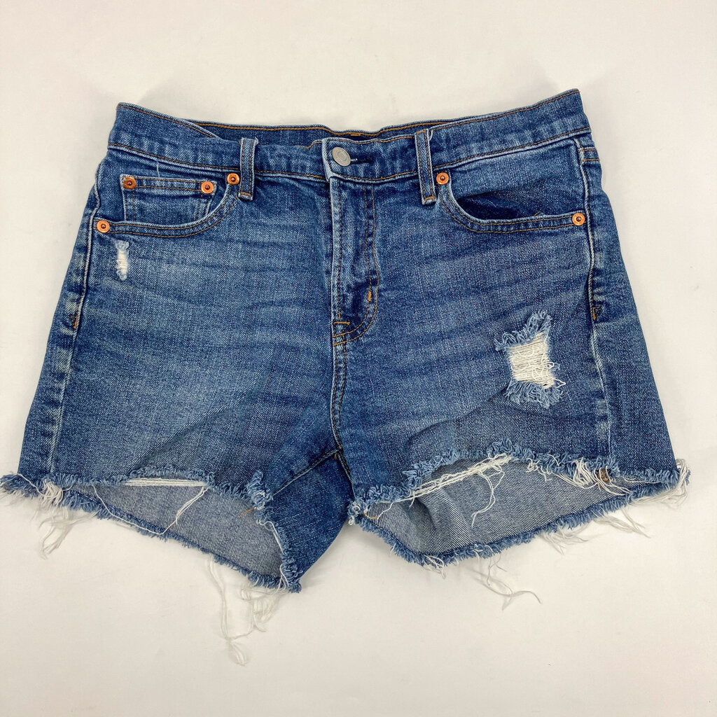 Distressed denim
