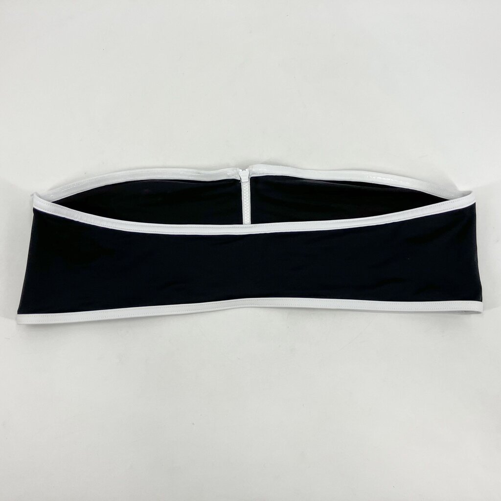 Strapless Zipper Front swim top