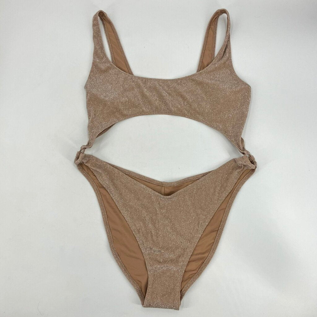 Sparkly Cut Out One Piece