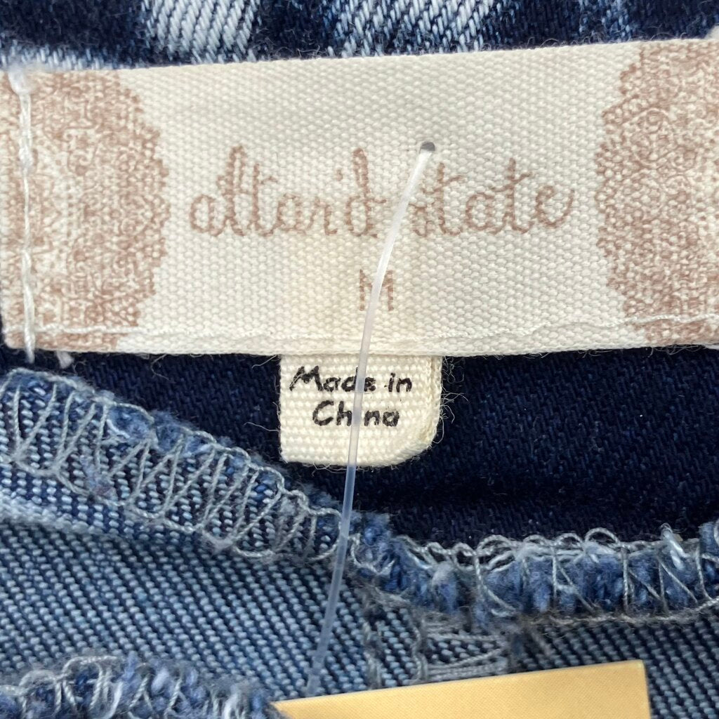 Acid Wash Denim Skirt