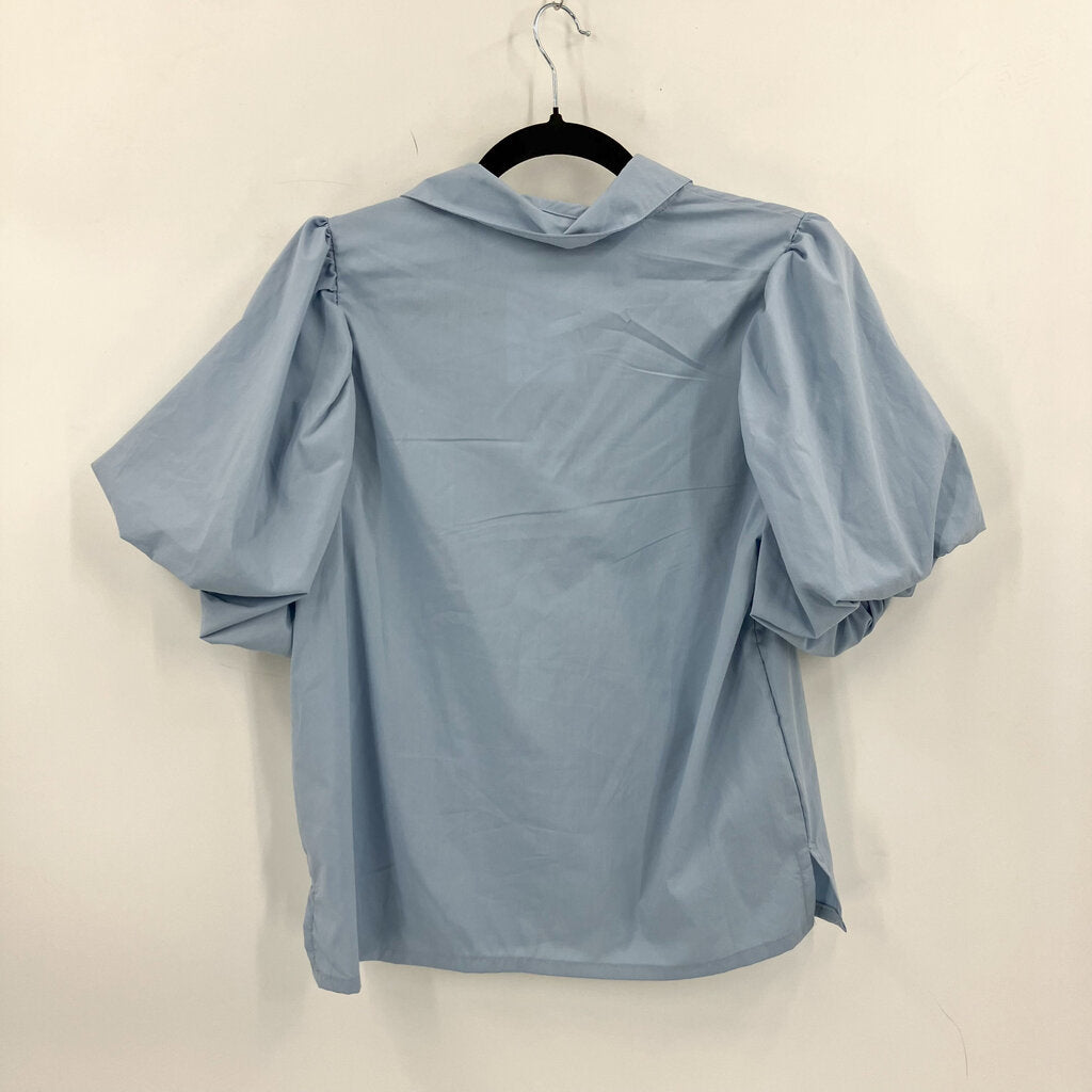 Puff Sleeve Button Down