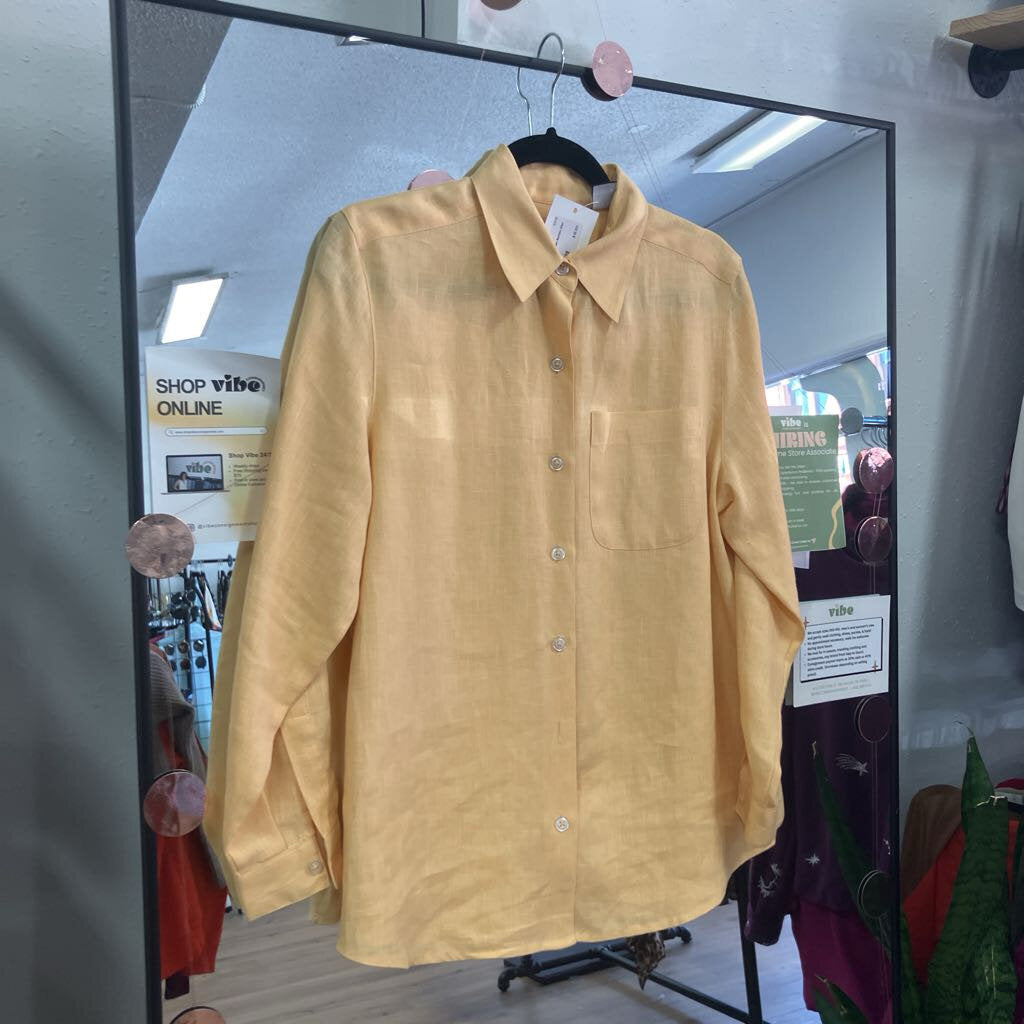 Linen Button Don