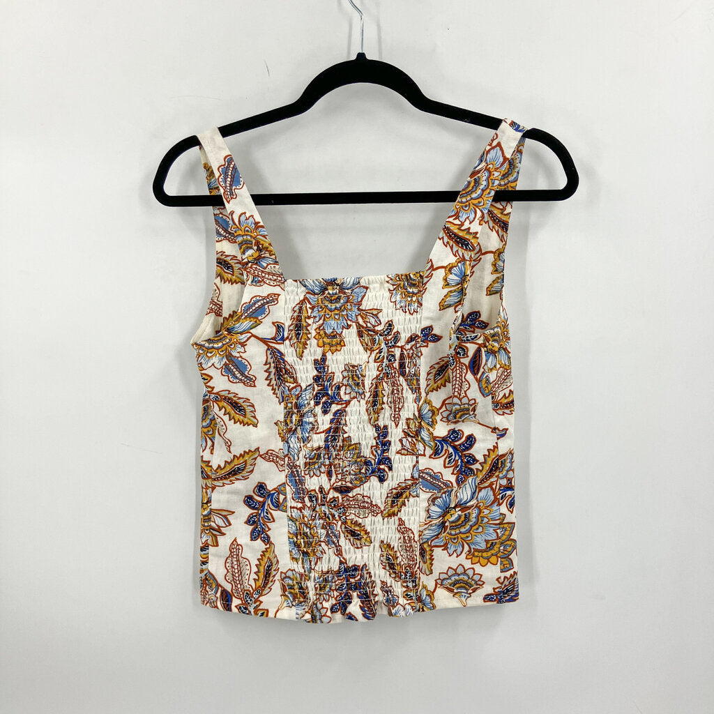 Floral Corset Linen Top