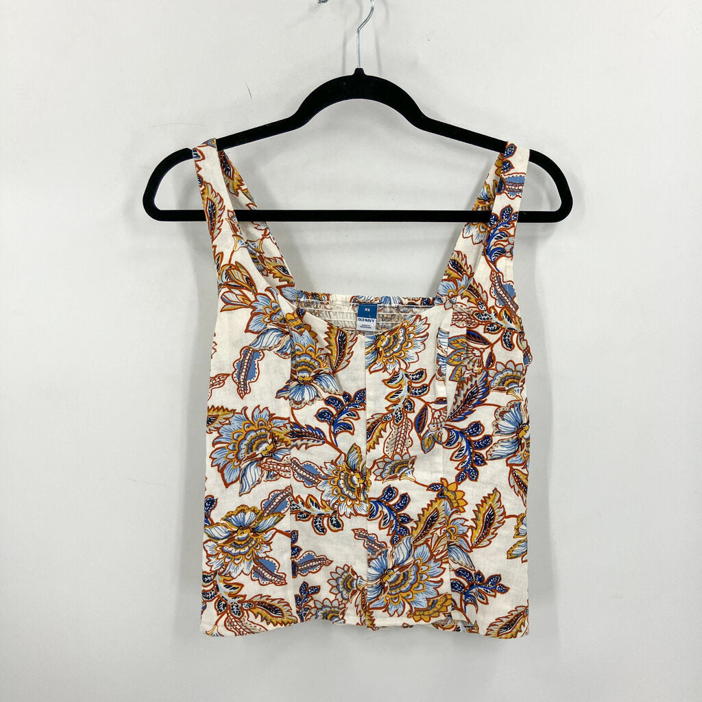 Floral Corset Linen Top