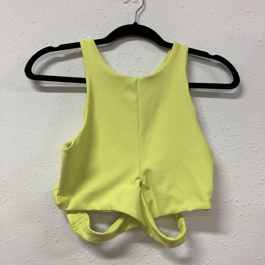 Open Back Cross Strap Crop