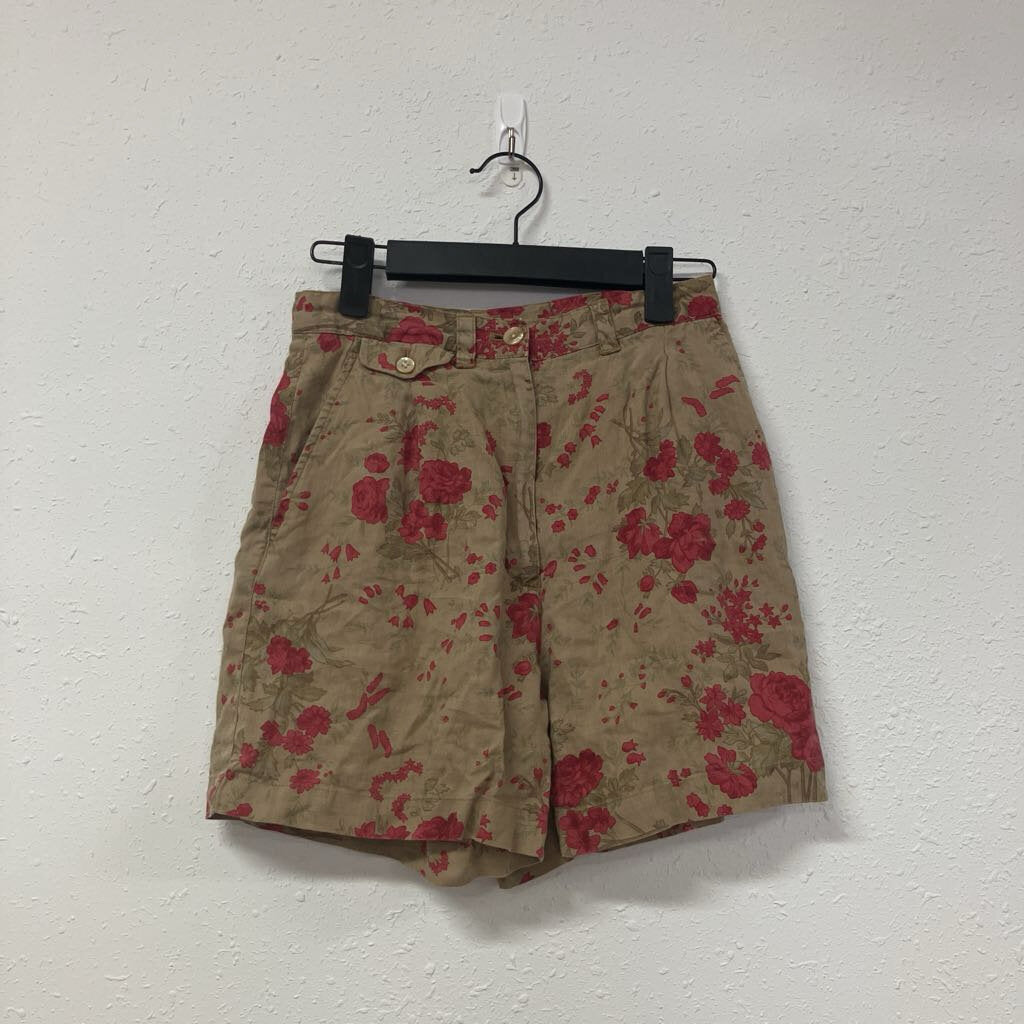 Floral linen short