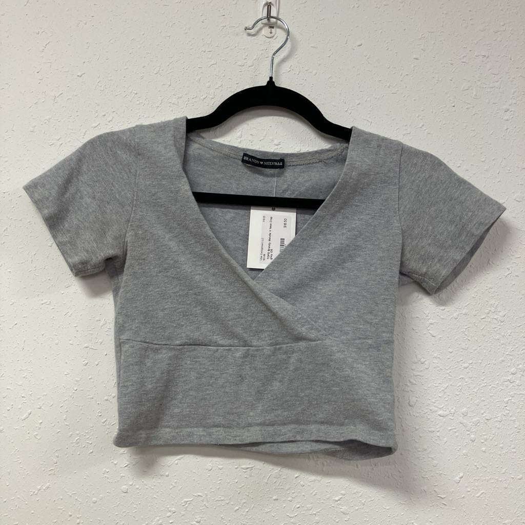 V Neck Crop