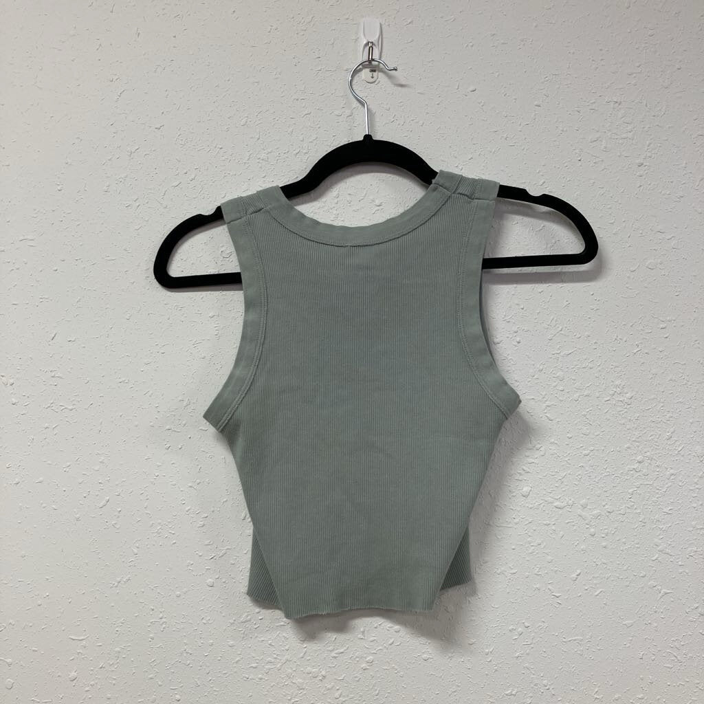 Ribbed Crop Tank