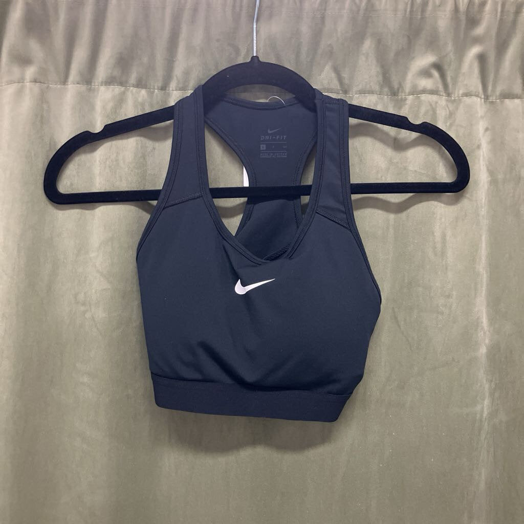 logo racerback sports bra