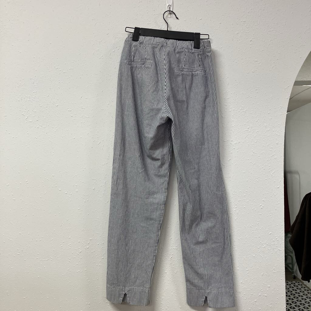 striped linen pants