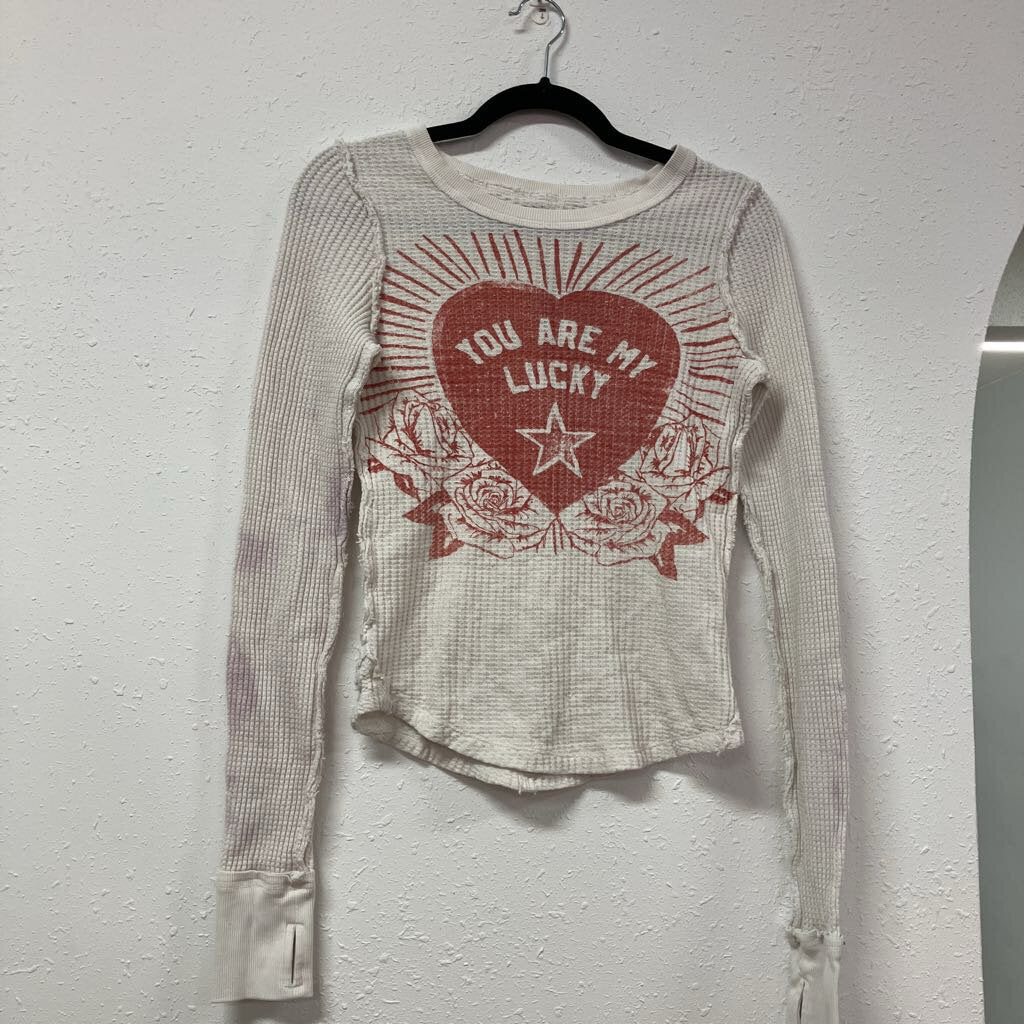 you are my lucky star waffle long sleeve