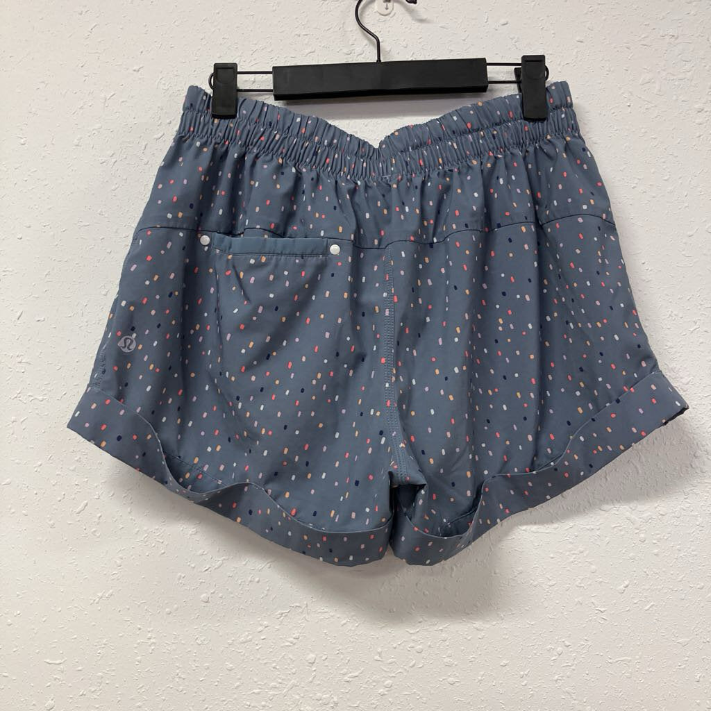 dotted athletic shorts