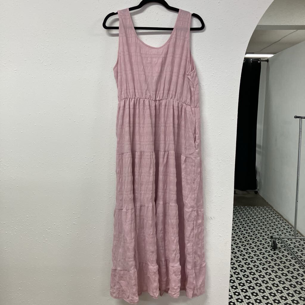 Button Front Tiered Maxi