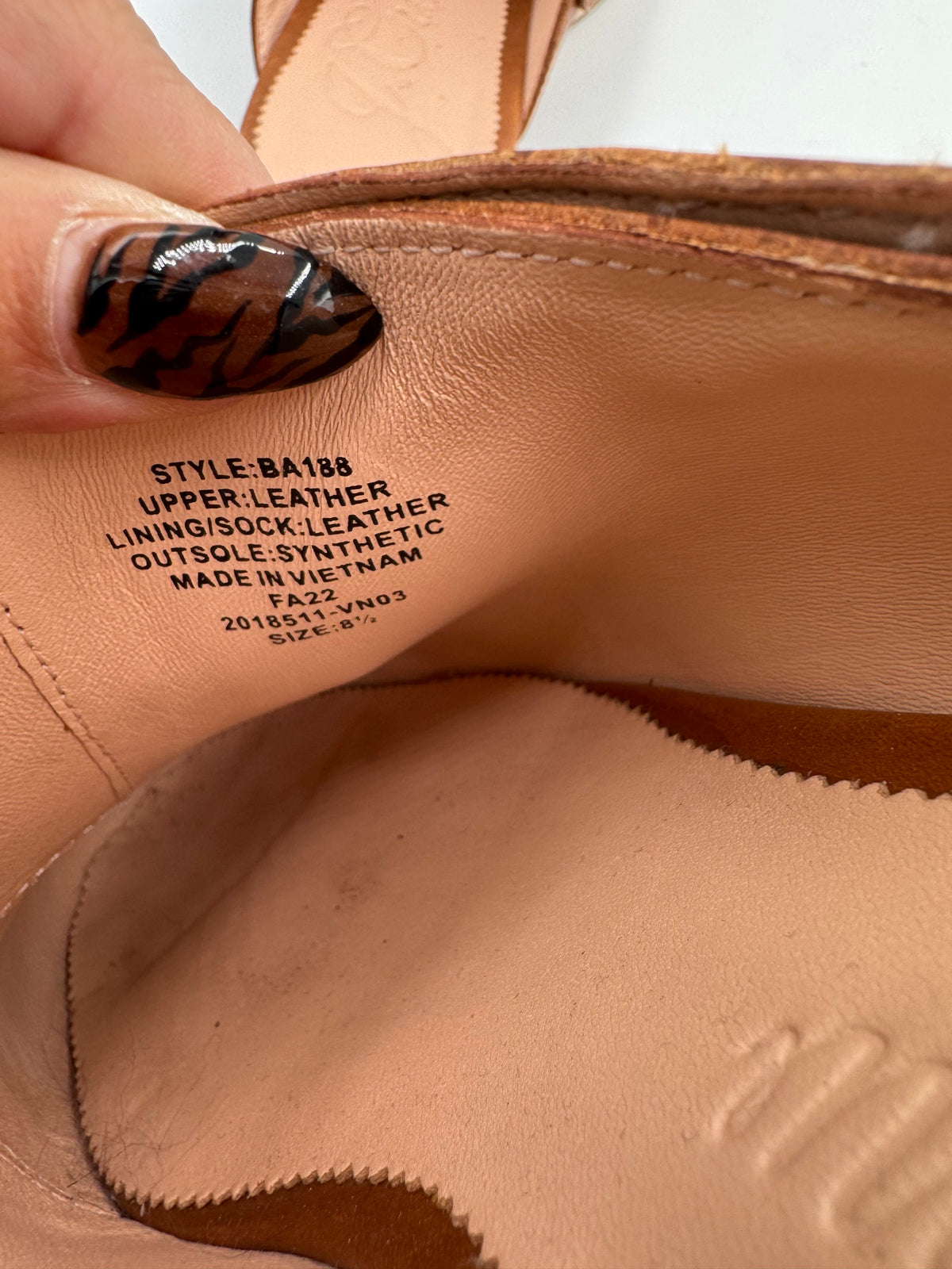 Brown J. Crew Leather Mules, 8.5