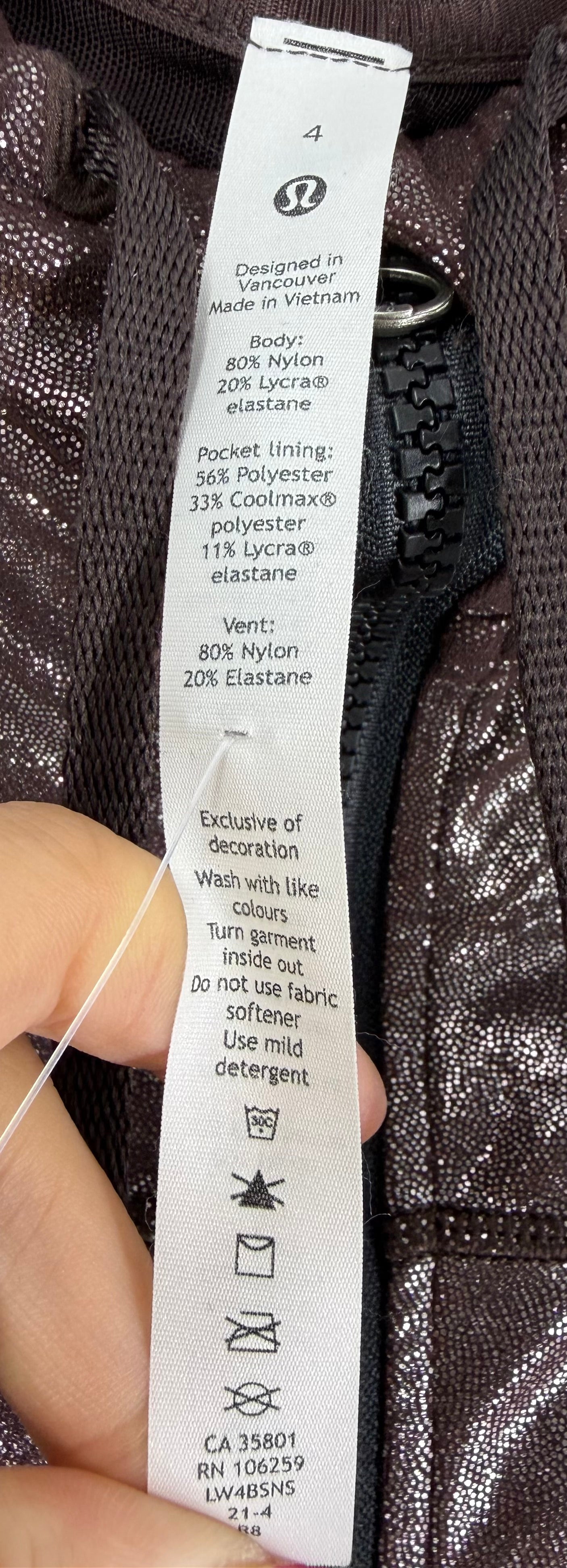 Brown Lululemon Shiny metallic define jacket, 4