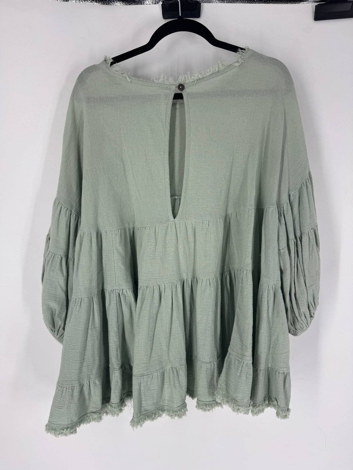 Green Free People Tiered Mini, S