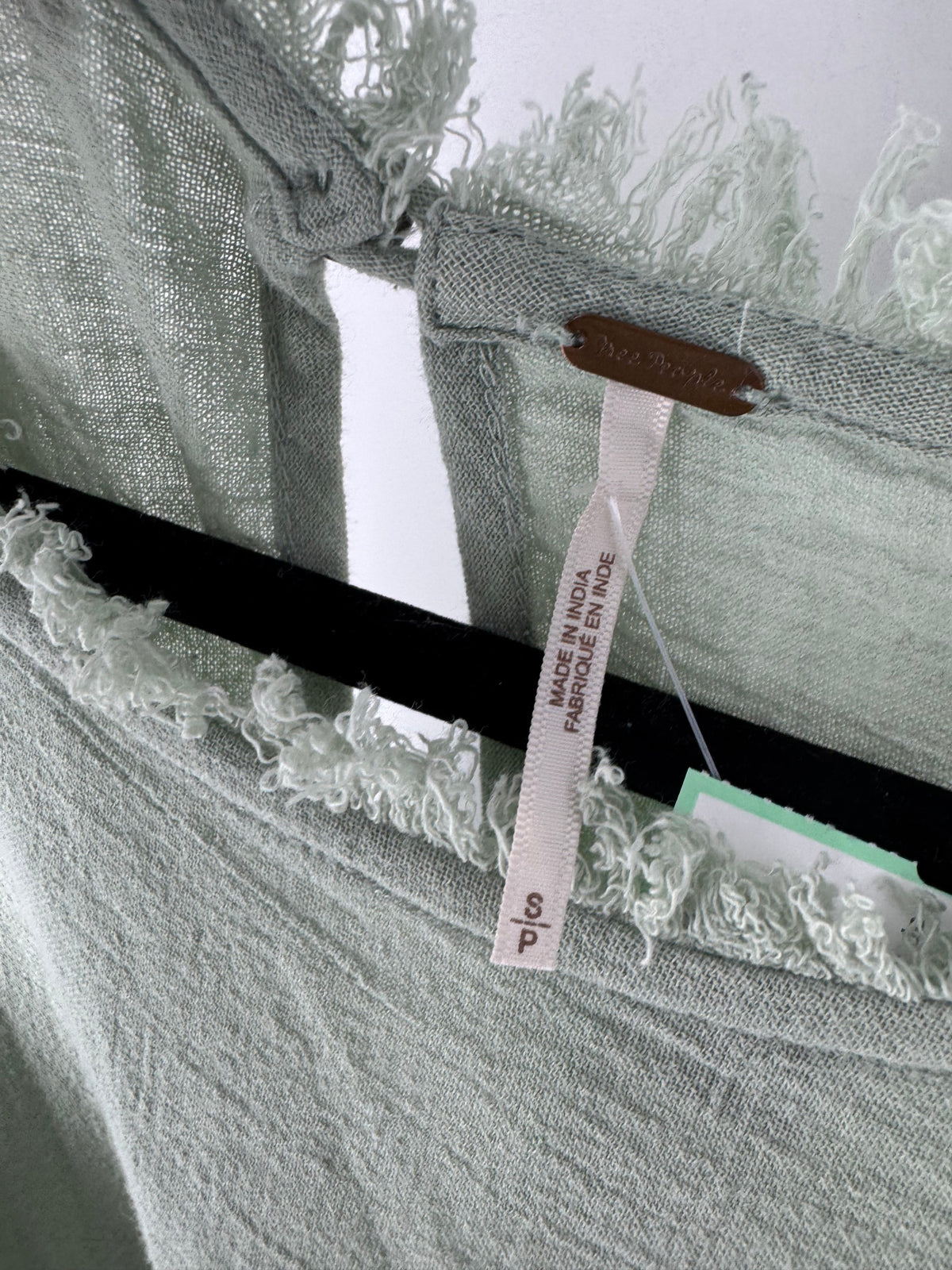 Green Free People Tiered Mini, S