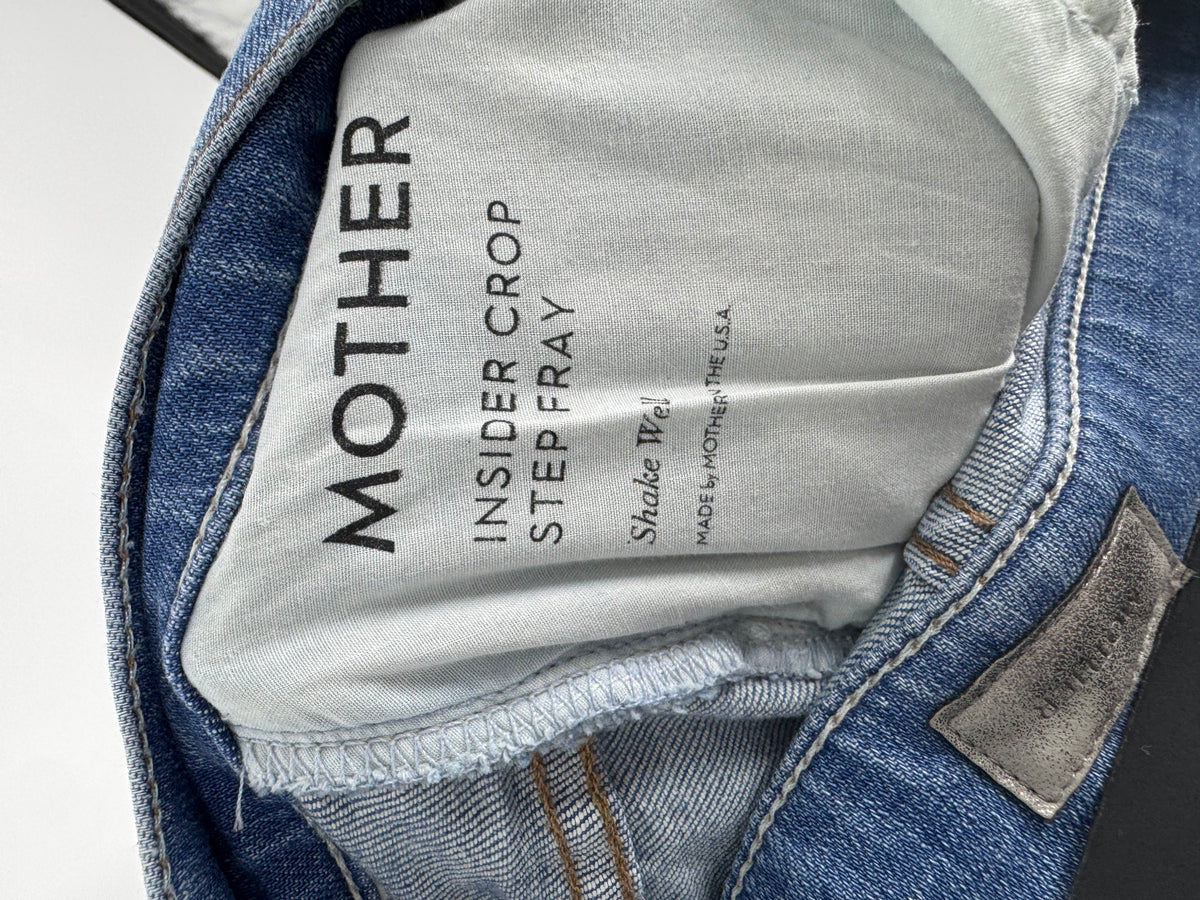 Shake Well Mother The insider Crop step fray, 27