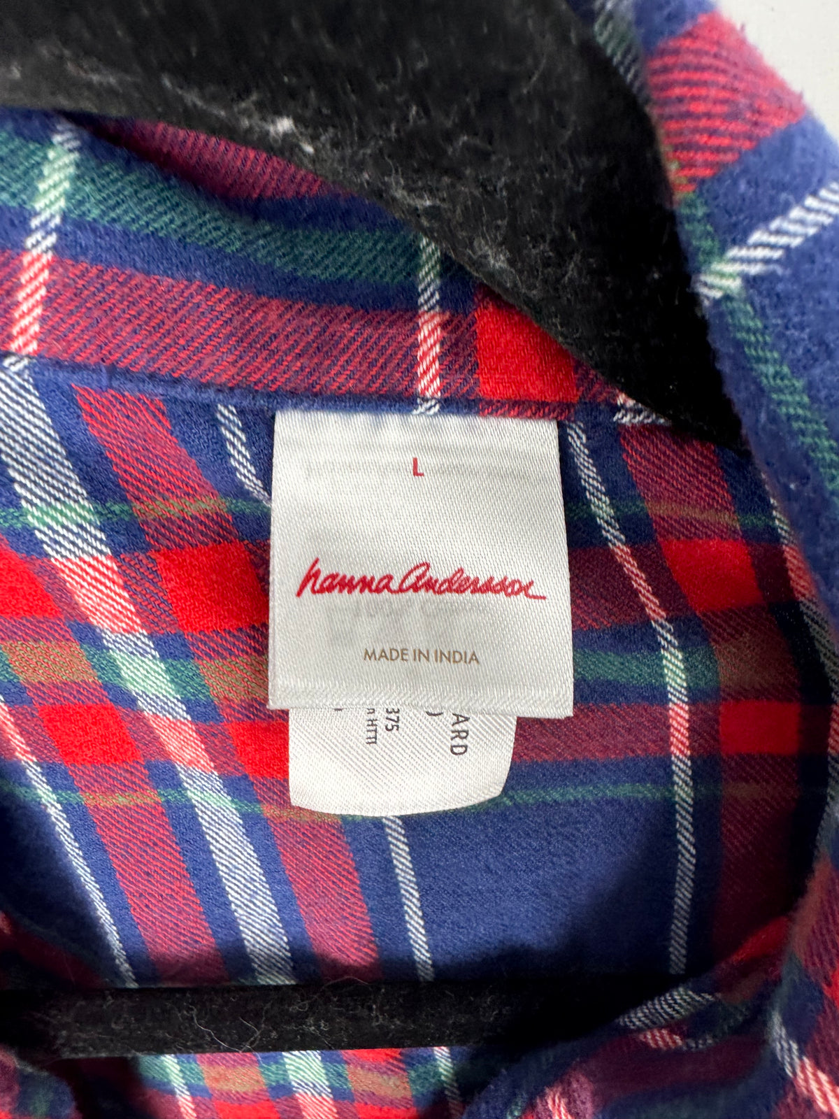 Red Hannah Anderson Plaid Pajamas, M