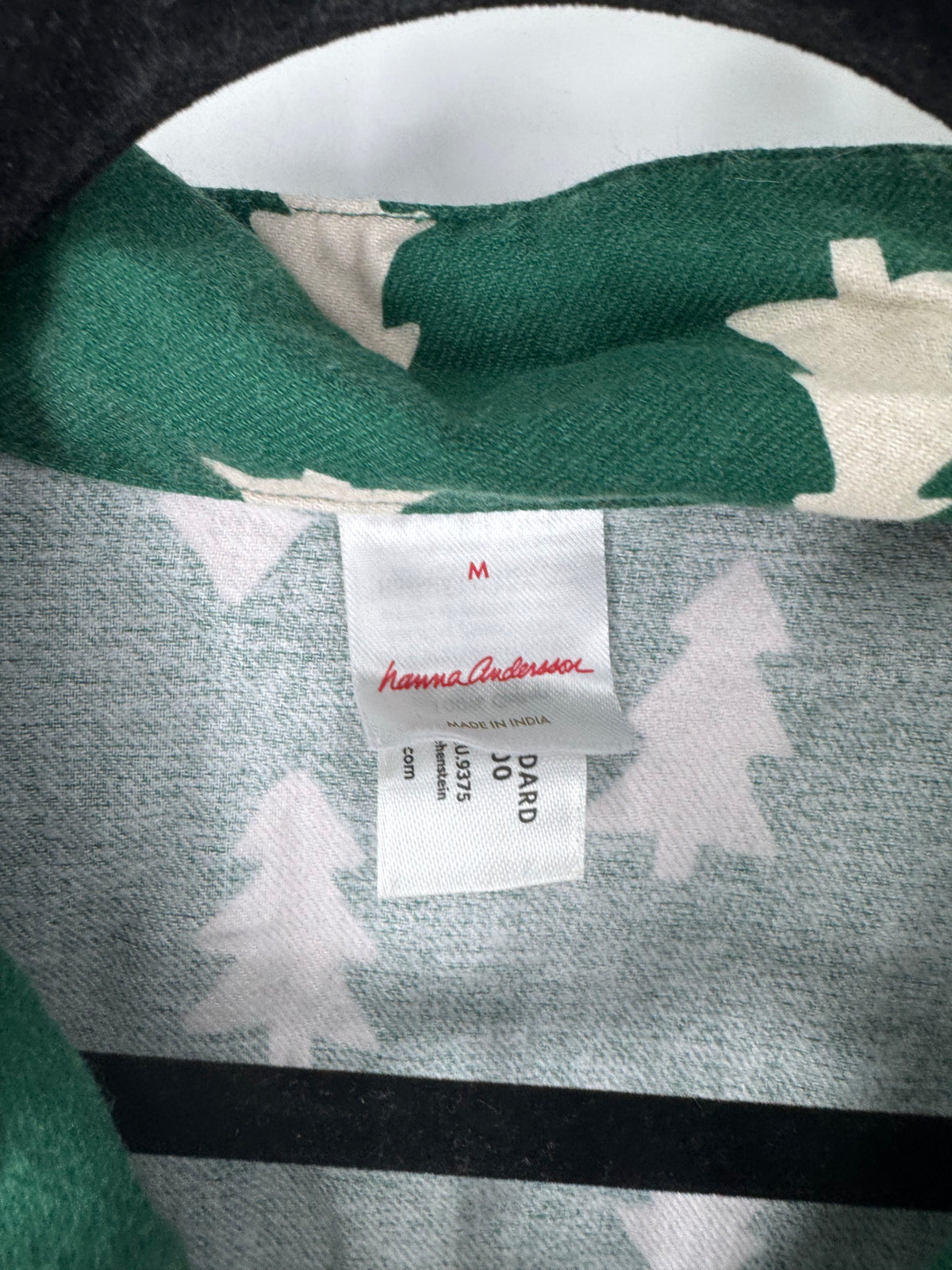 Green Hannah Anderson Christmas Tree Pajama Dress, M