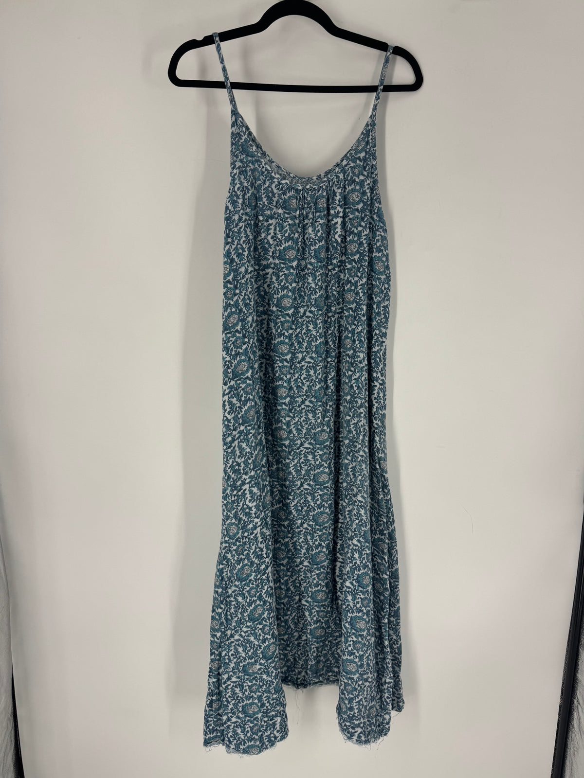 Blue Natural Life floral maxi tank, M