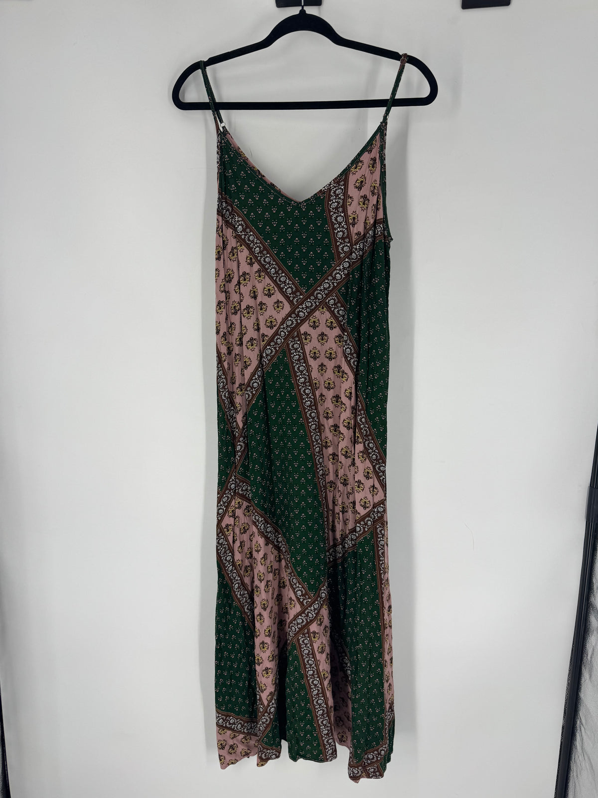 Green Natural Life Bandana Tank Midi, M