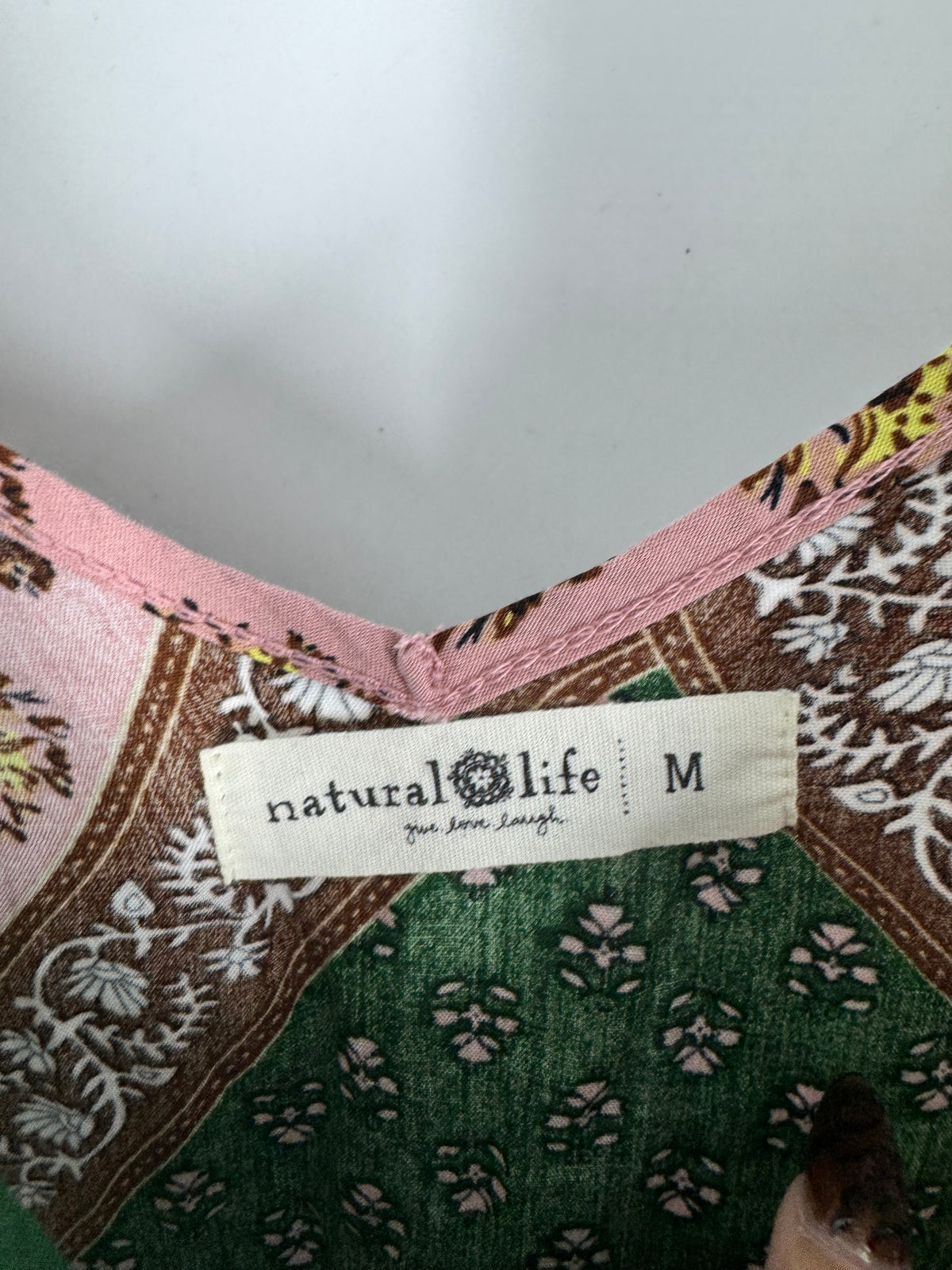 Green Natural Life Bandana Tank Midi, M