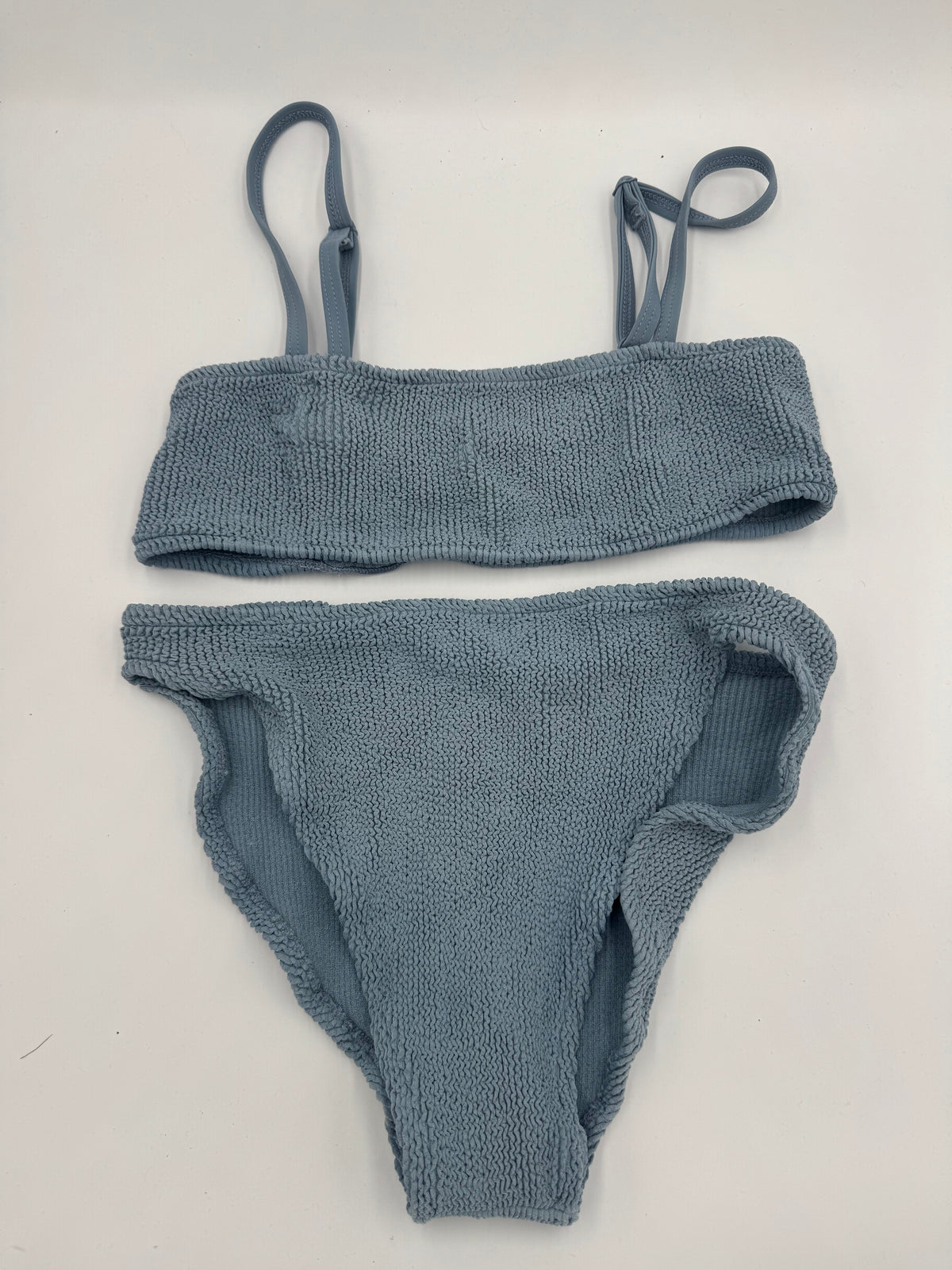 blue you swim ruched bikini, OS