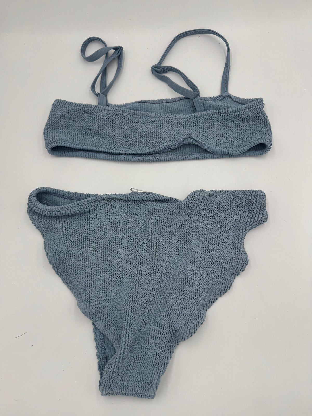blue you swim ruched bikini, OS