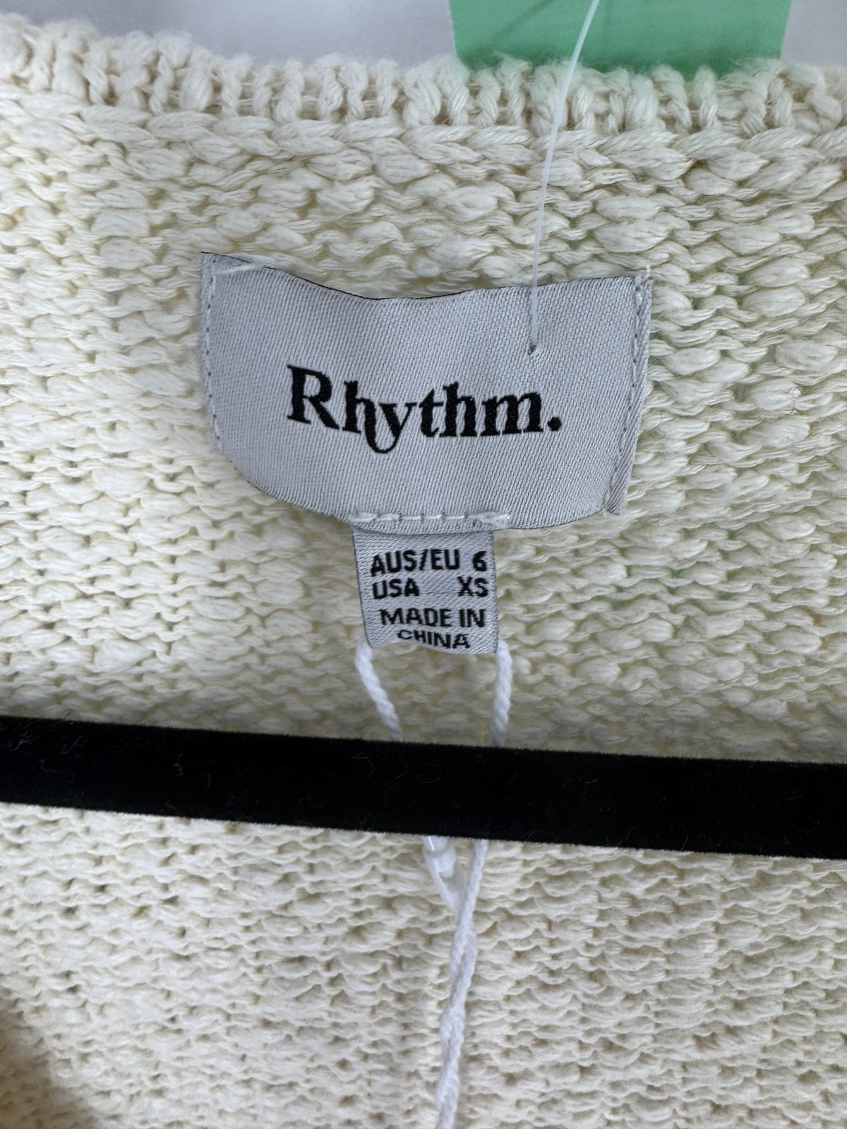 Cream Rhythm emmie tie front set, XS