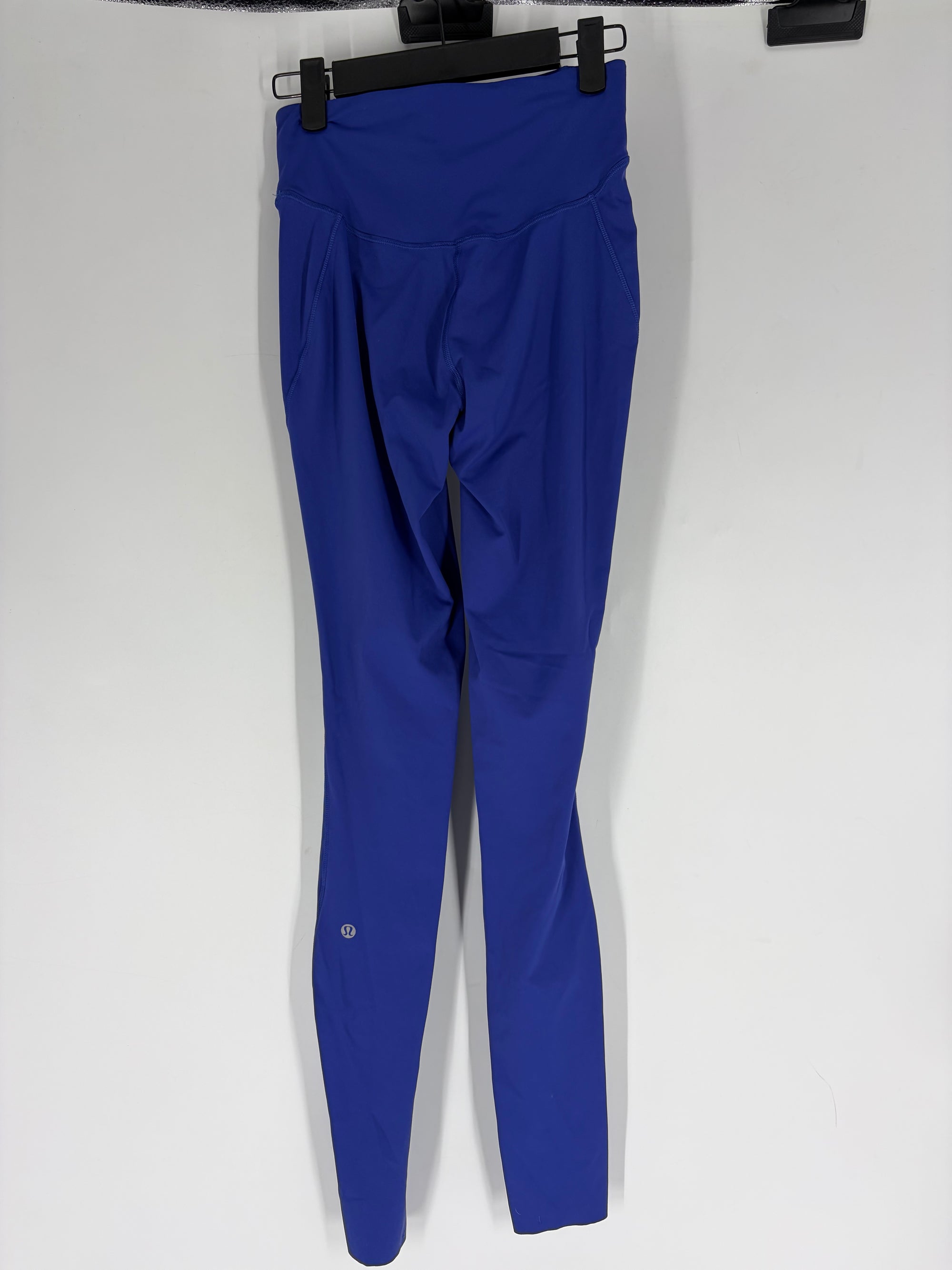 Blue Lululemon highrise leggings, 4