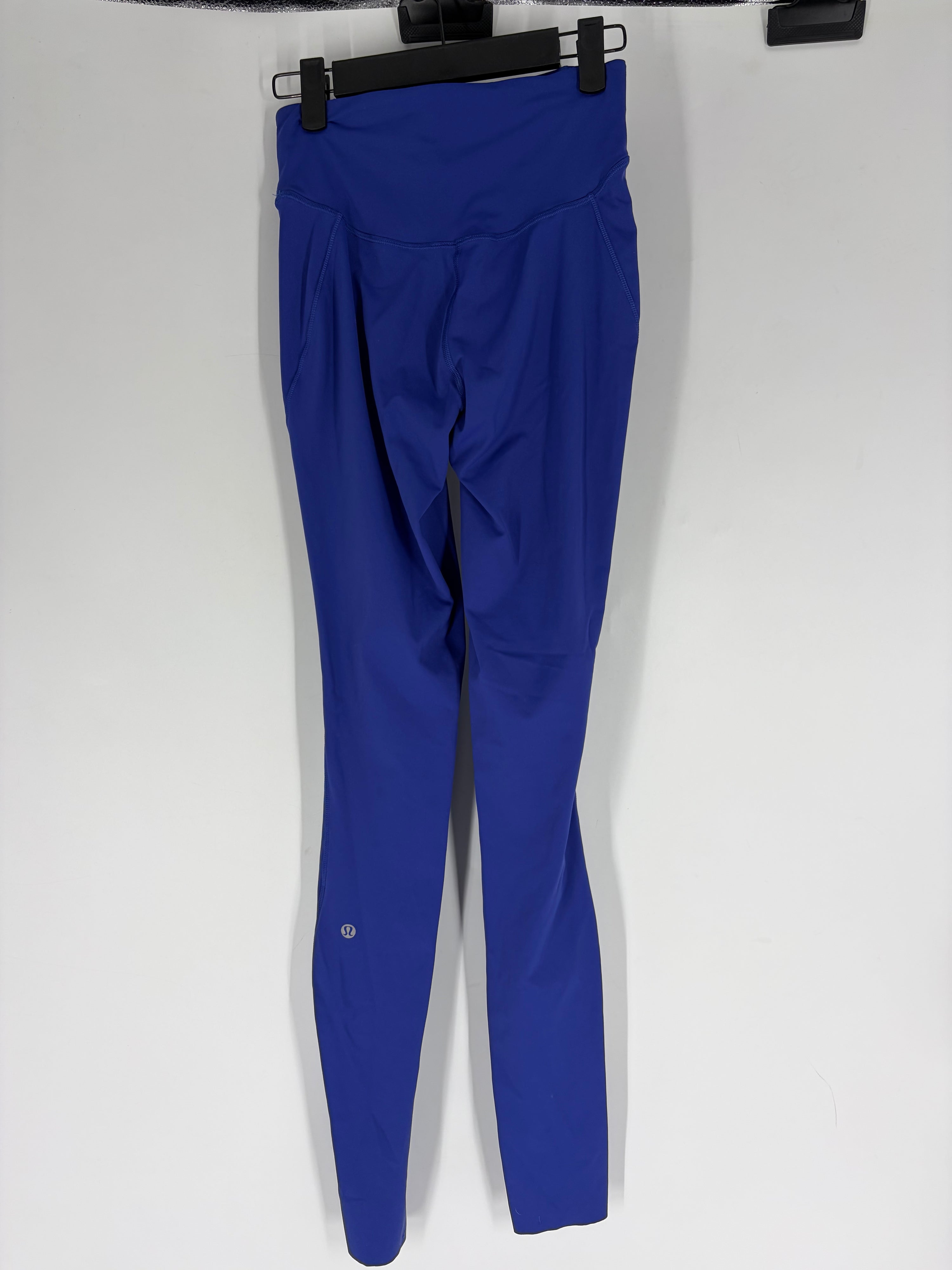 Blue Lululemon highrise leggings, 4
