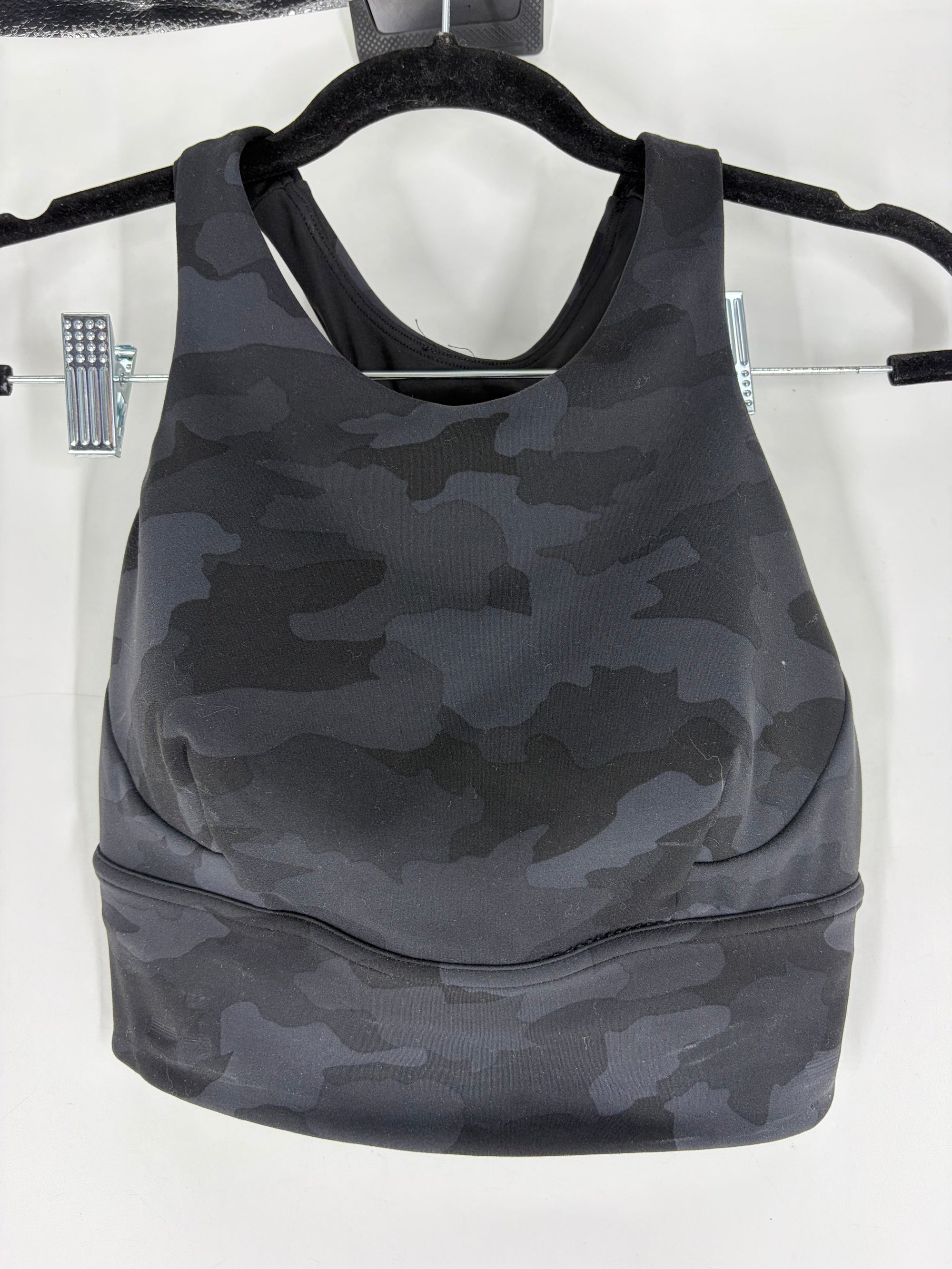 black Lululemon camo sports bra, 6