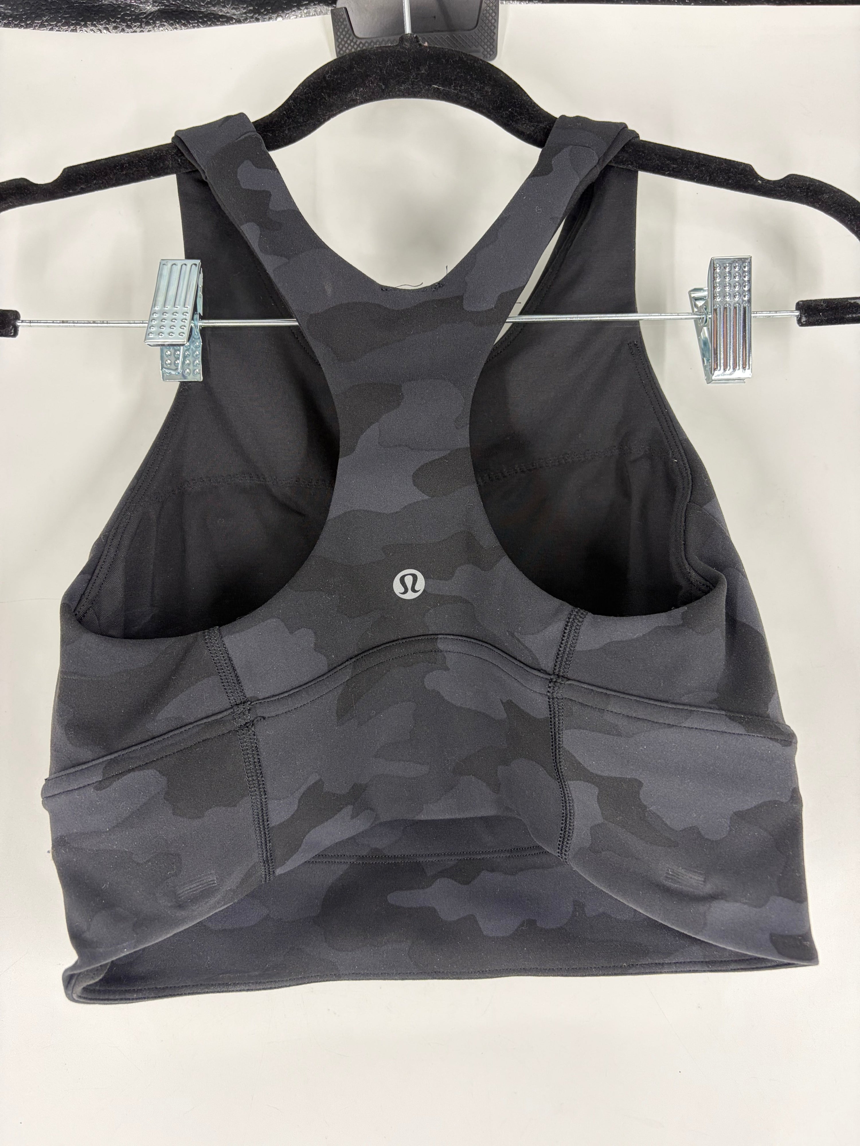 black Lululemon camo sports bra, 6