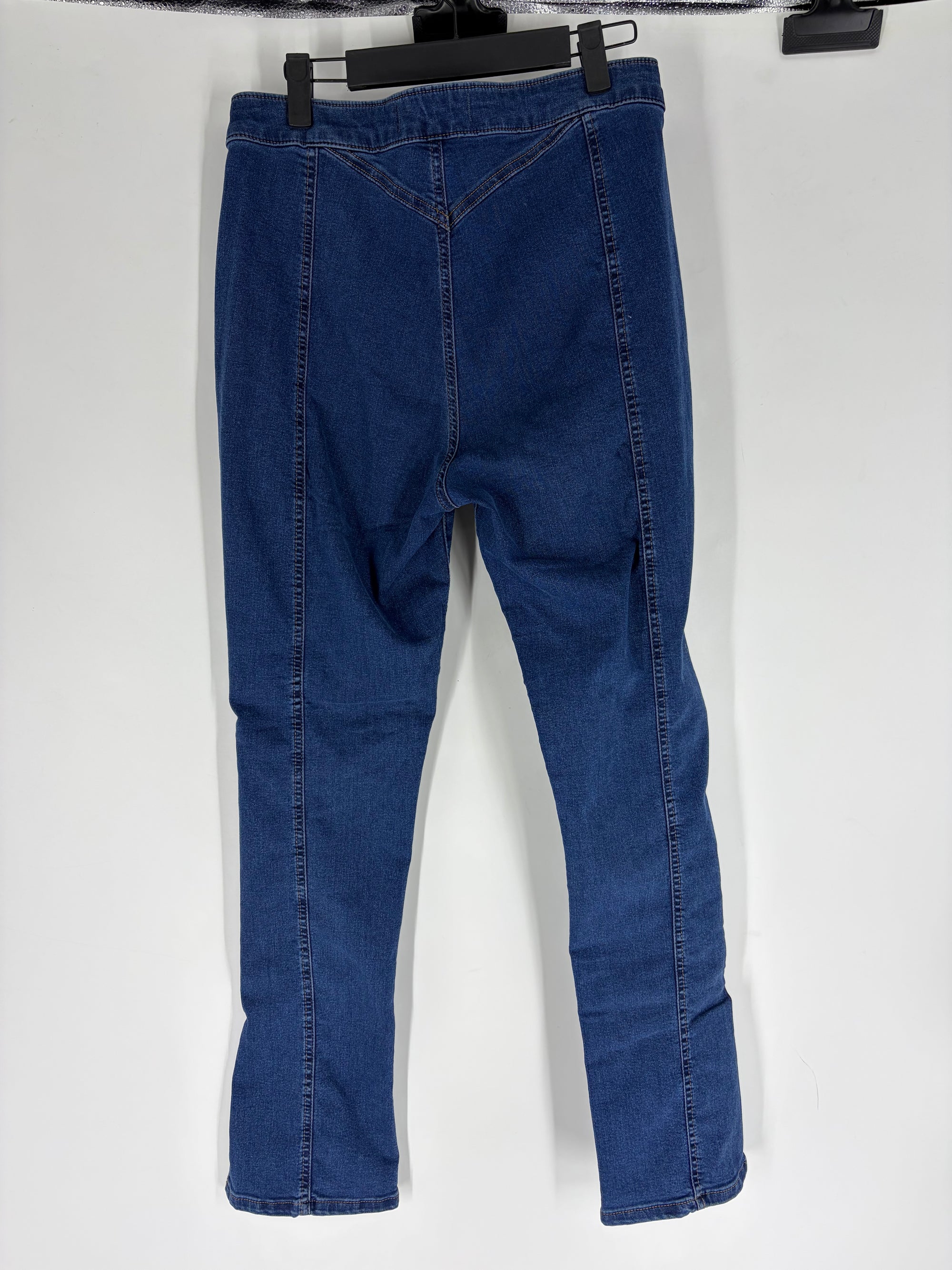 Blue Free People high rise flare, 31