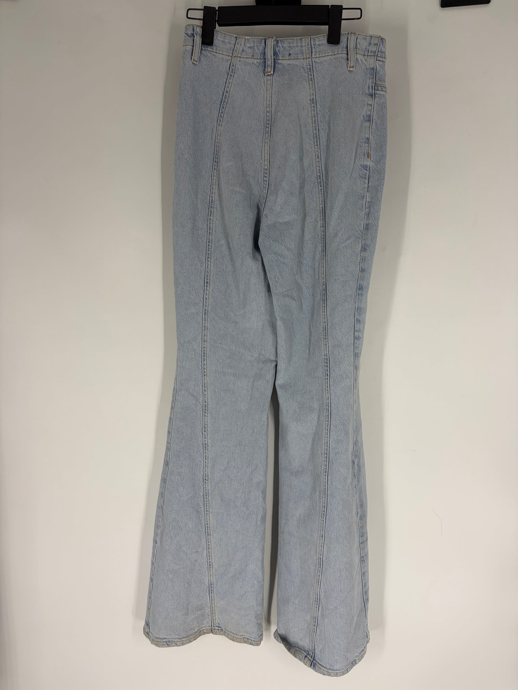 Blue Free People High Rise Boot Cut, 27
