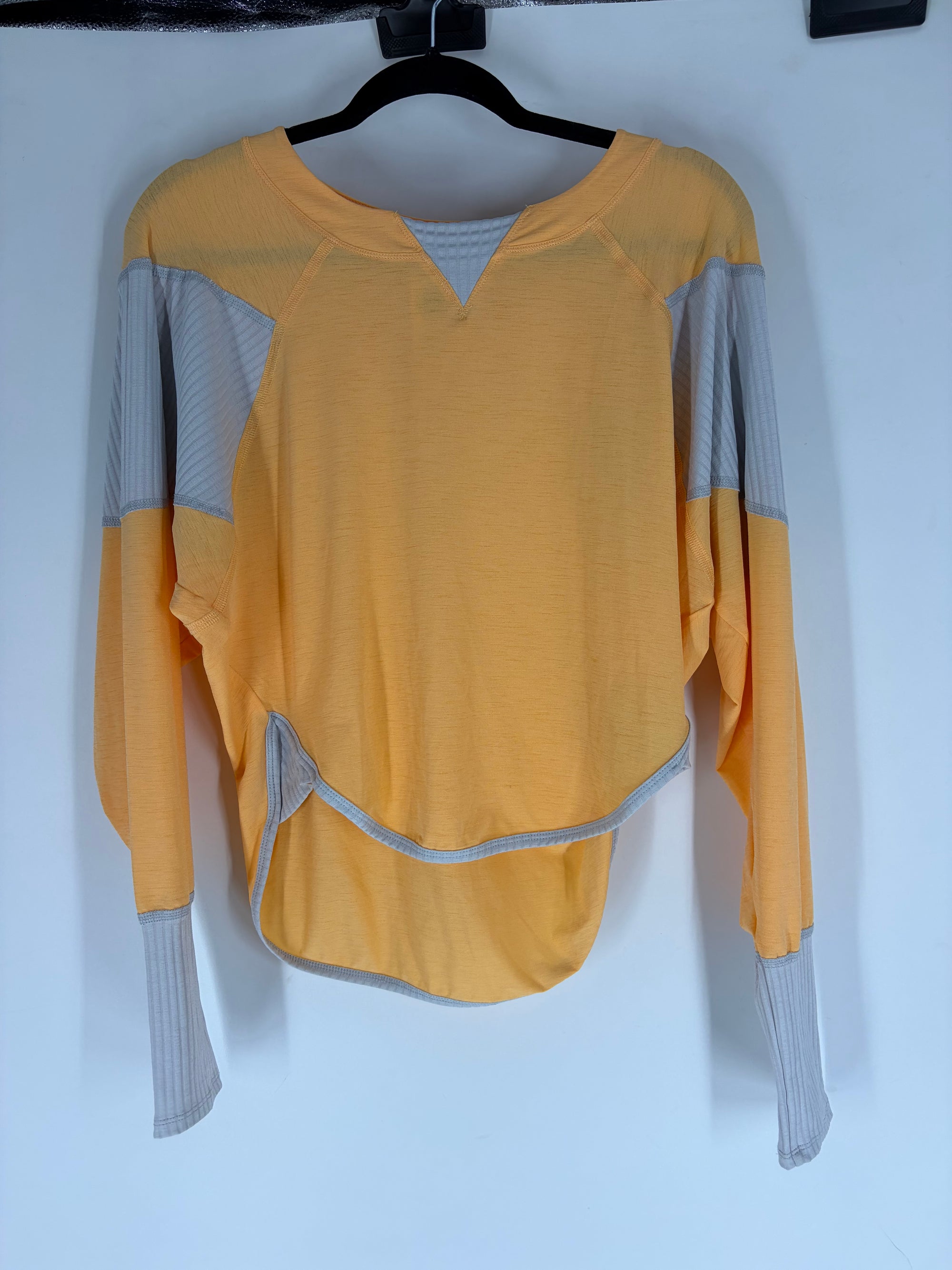 orange Free People lightweight long sleeve, S