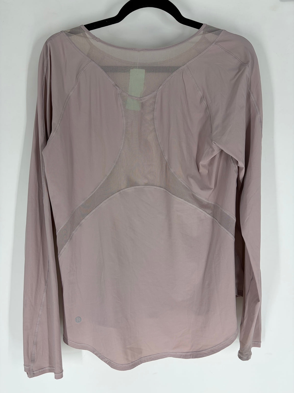 Pink Lululemon long sleeve work out, 10