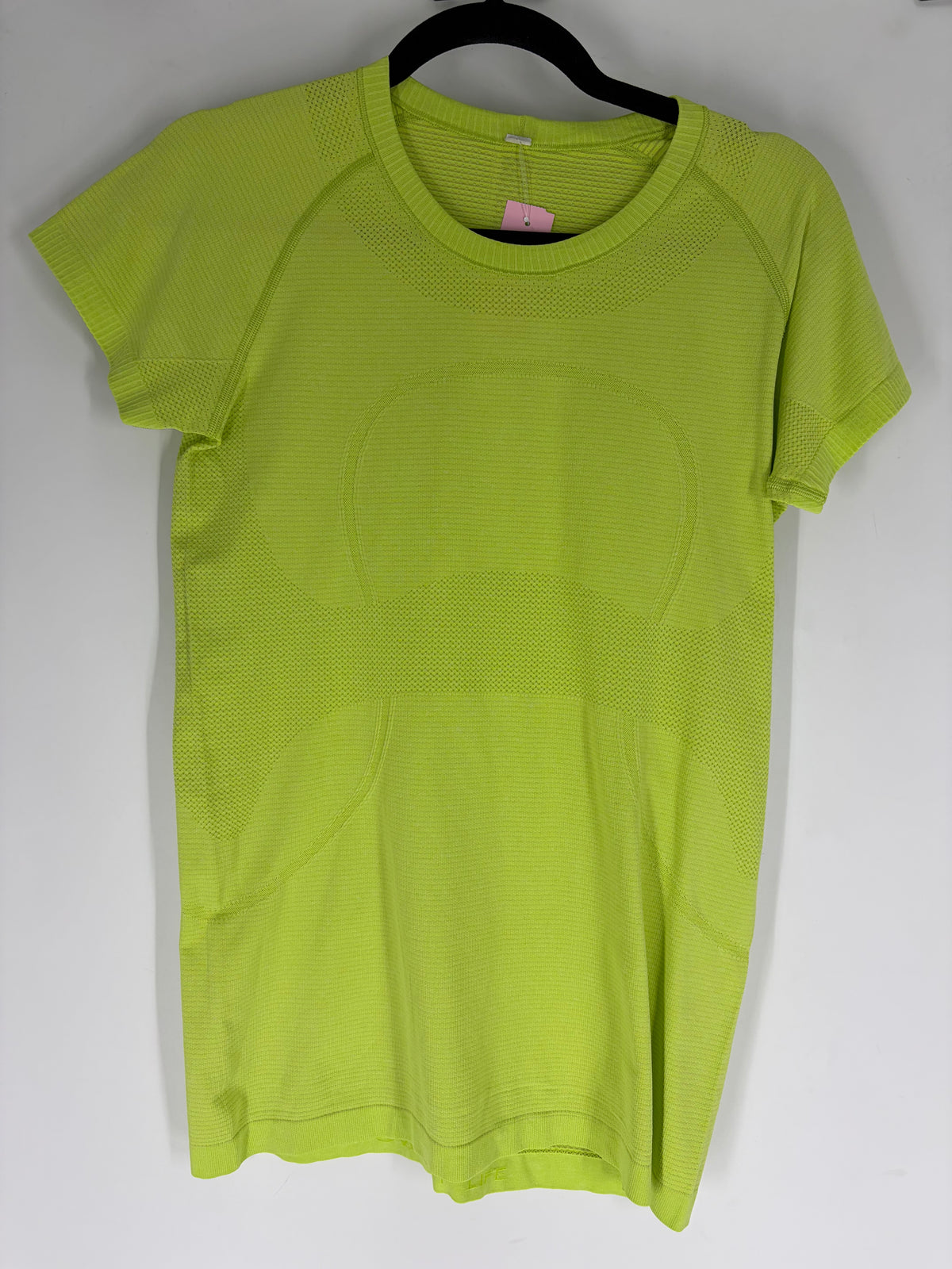 green lululemon run swiftly tee, 10