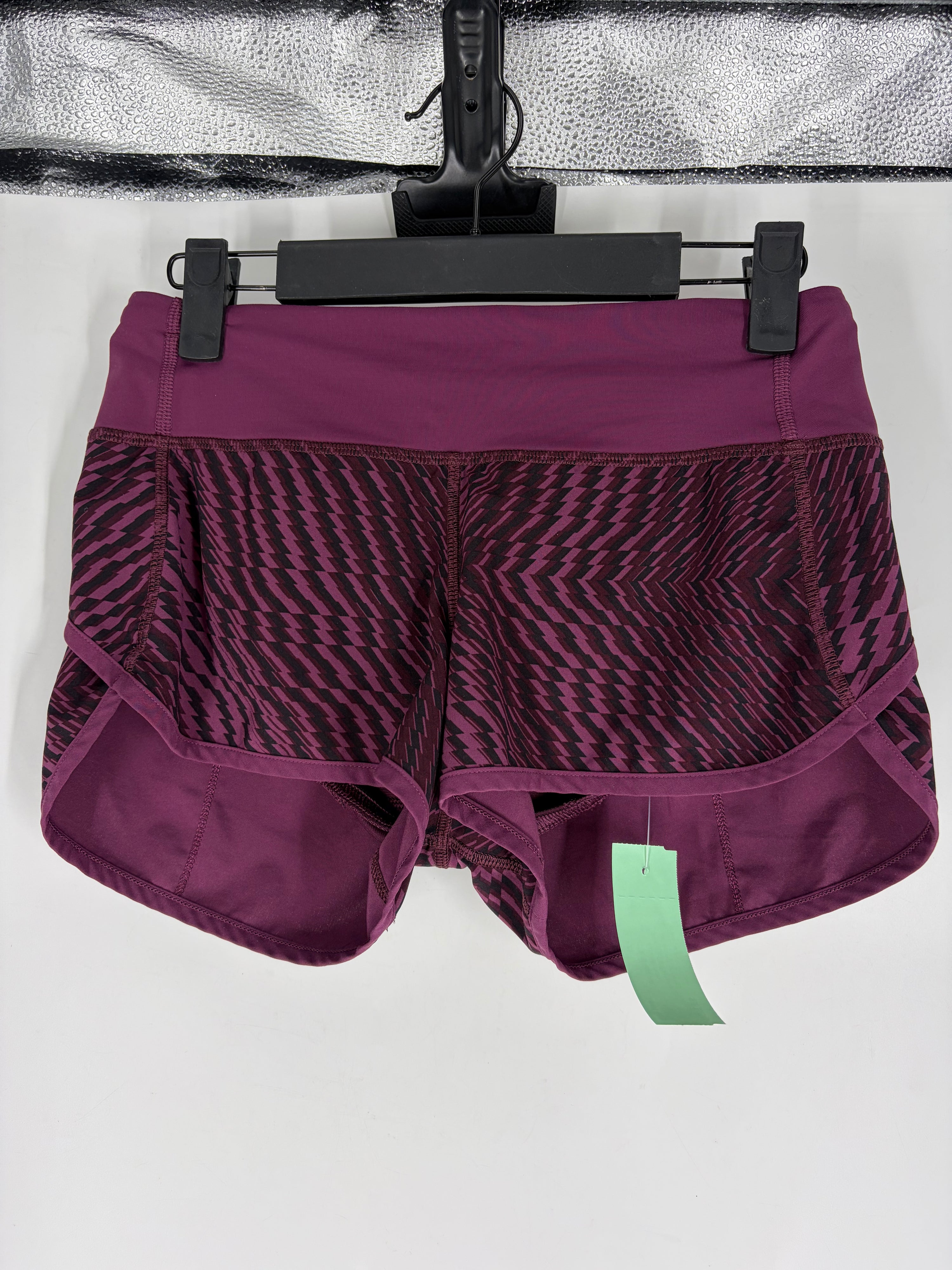 Purple Lululemon Patterned running shorts, 2