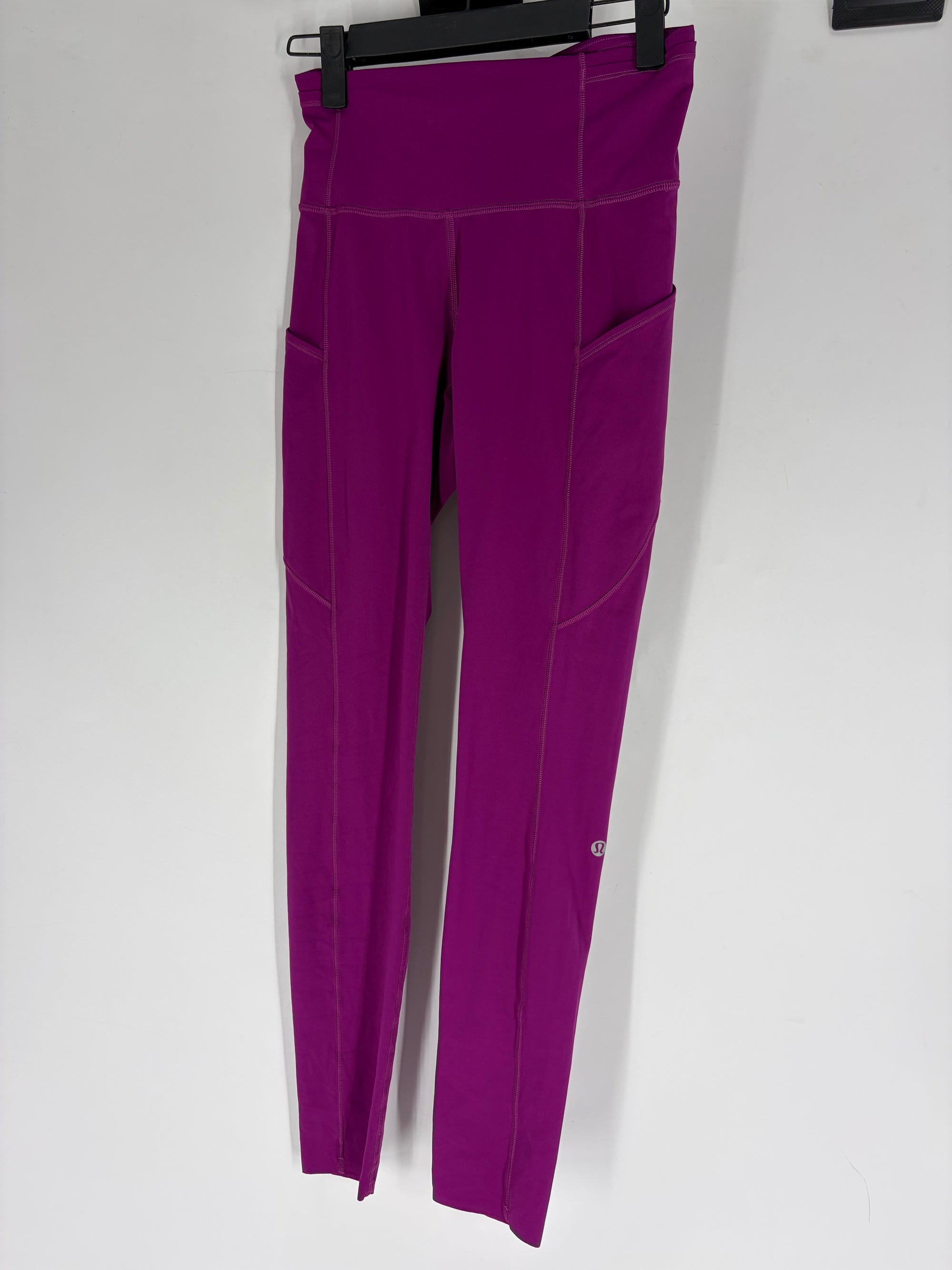 Purple Lululemon capri leggings, 4