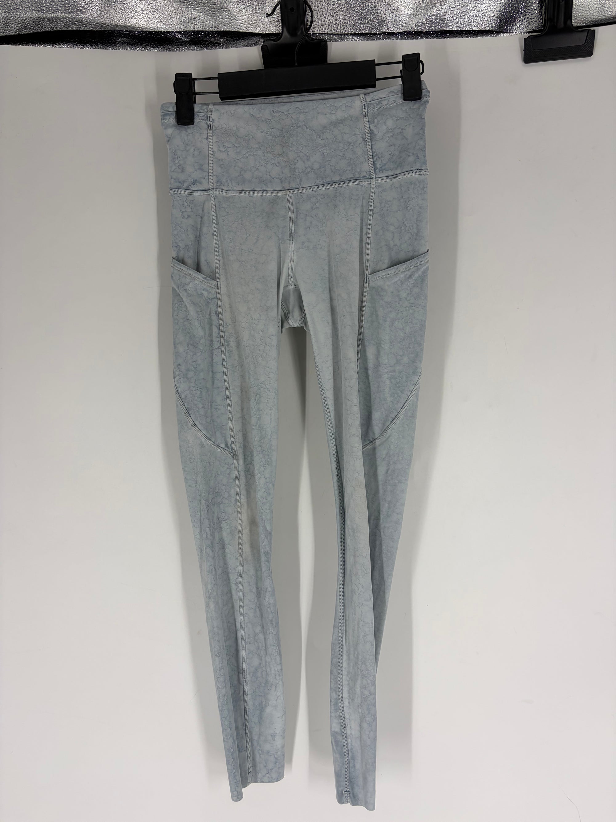Blue Lululemon Printed Pocket Leggings, 4