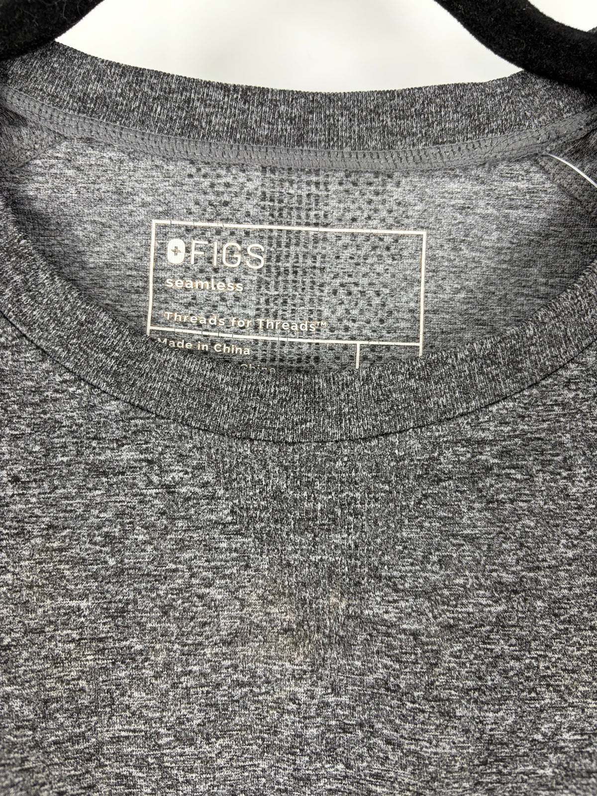 Gray Figs seamless bodysuit, L
