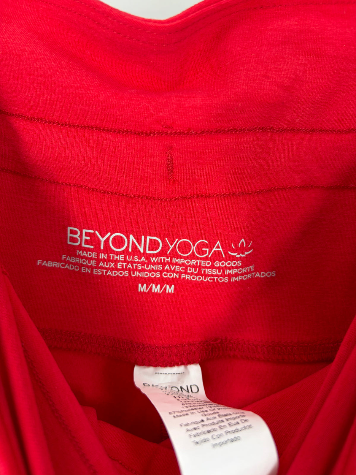 Red Beyond Yoga High Rise Leggings, M