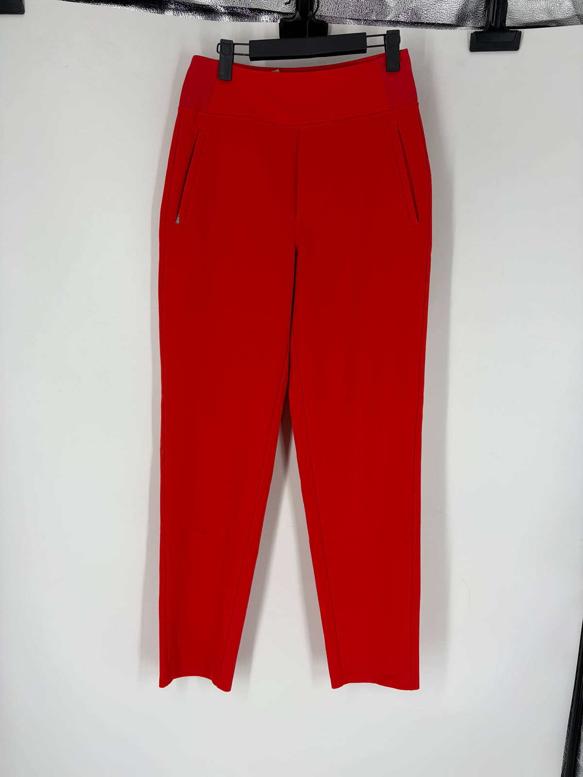 Red Athleta Pull On Trousers, 4