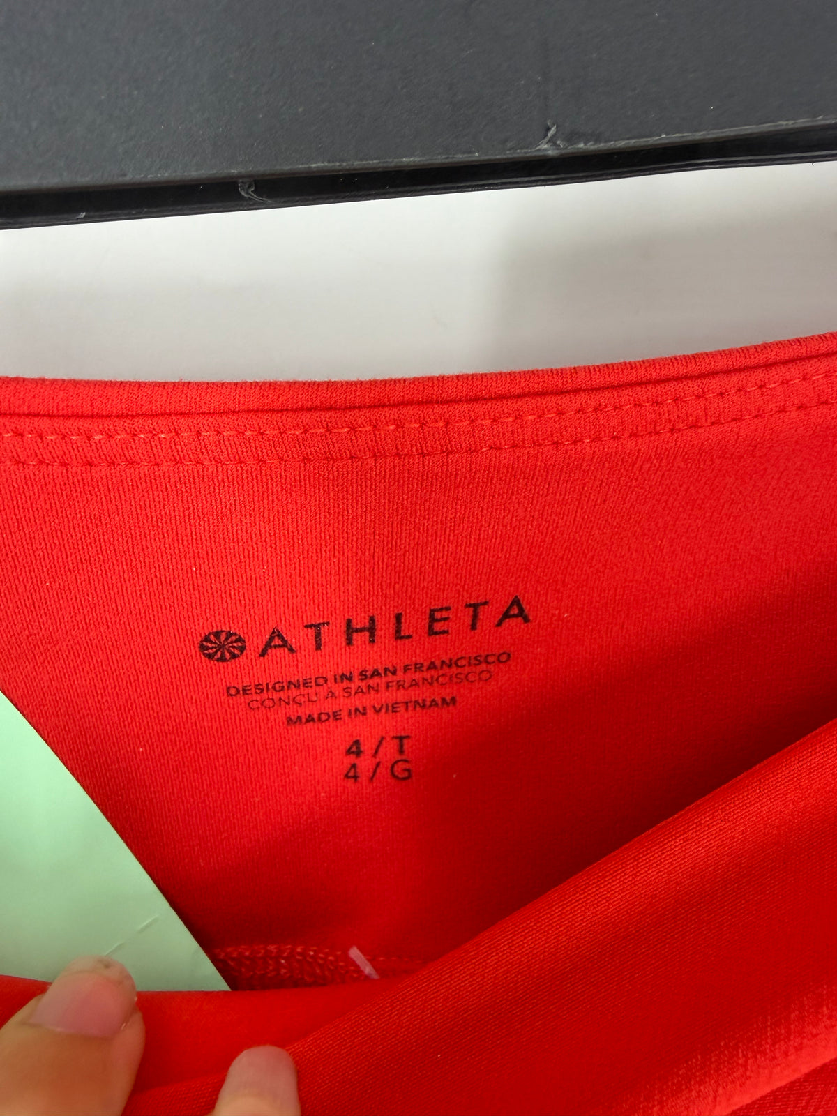 Red Athleta Pull On Trousers, 4
