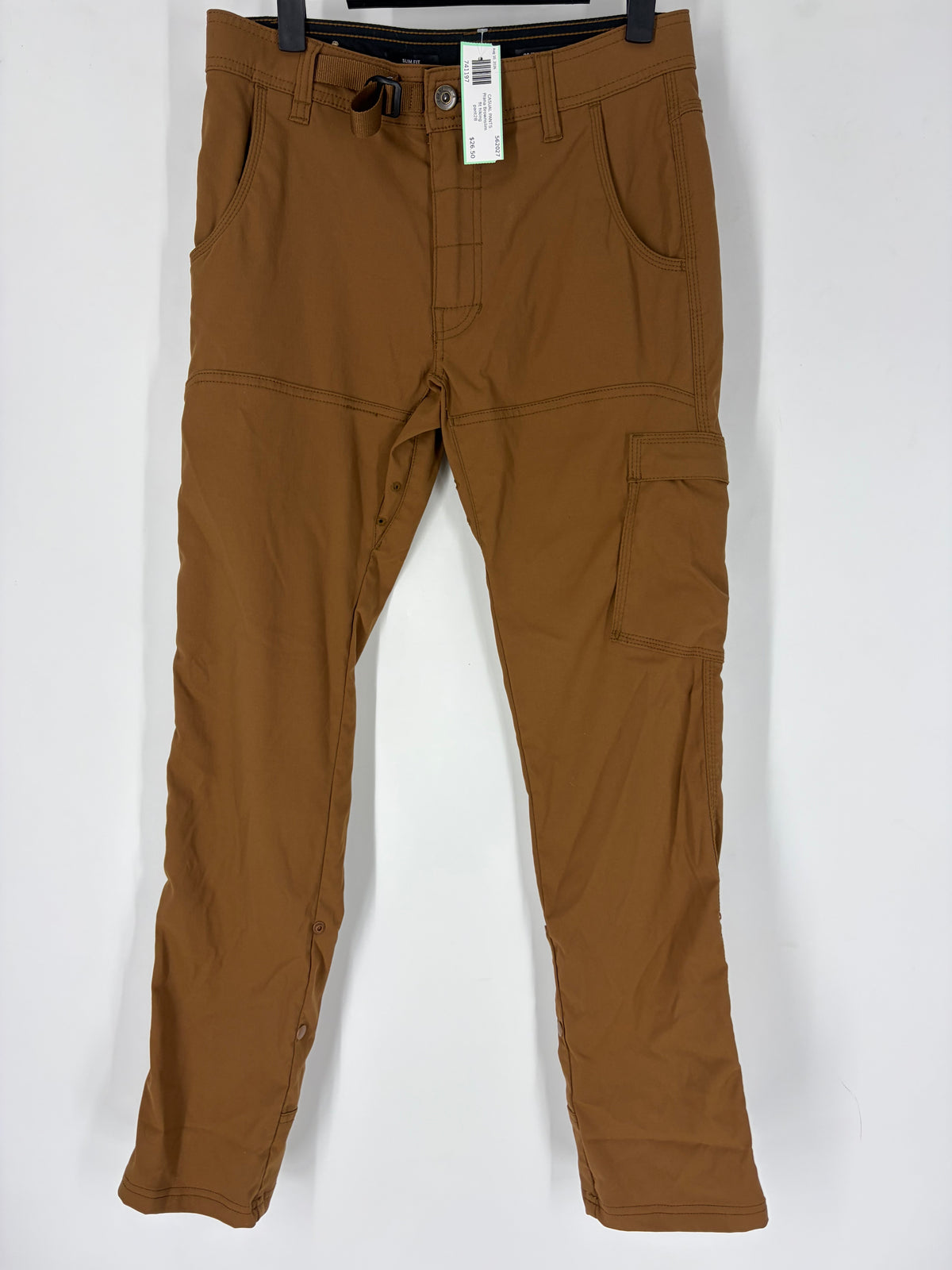 Brown Prana slim fit hiking pant, 28